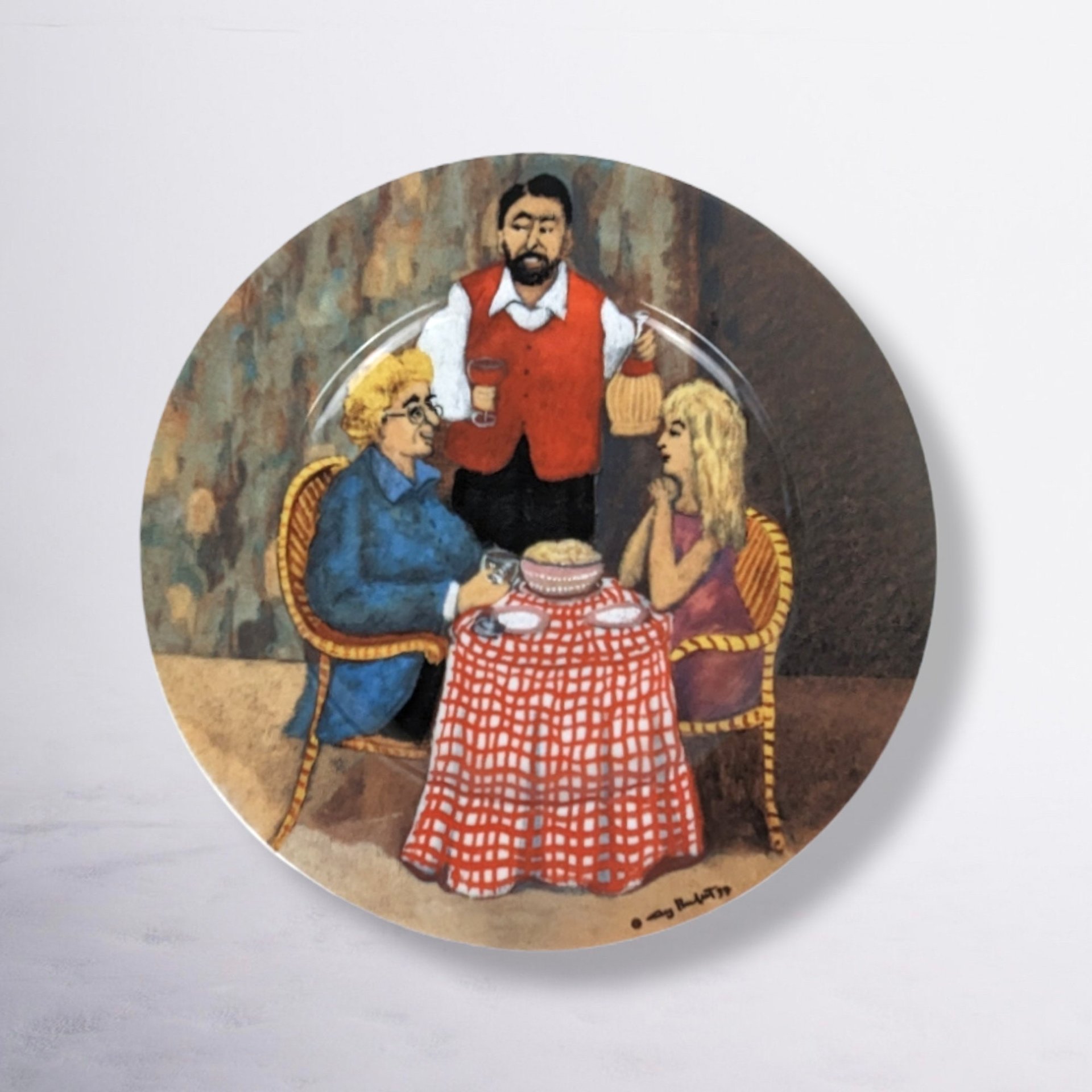 Tuscan Storefronts by Guy Buffet Salad Plate, Your Choice