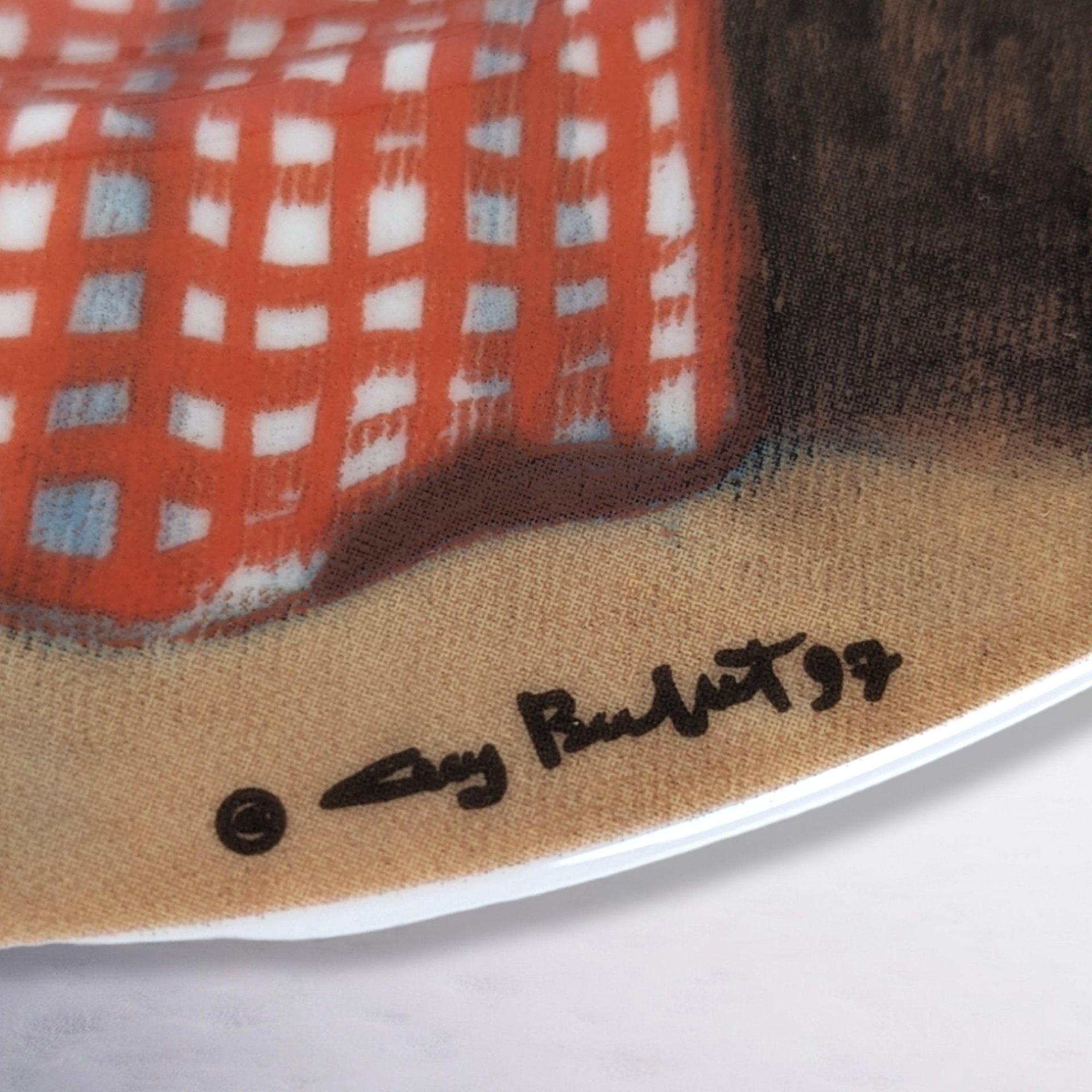 Tuscan Storefronts by Guy Buffet Salad Plate, Your Choice