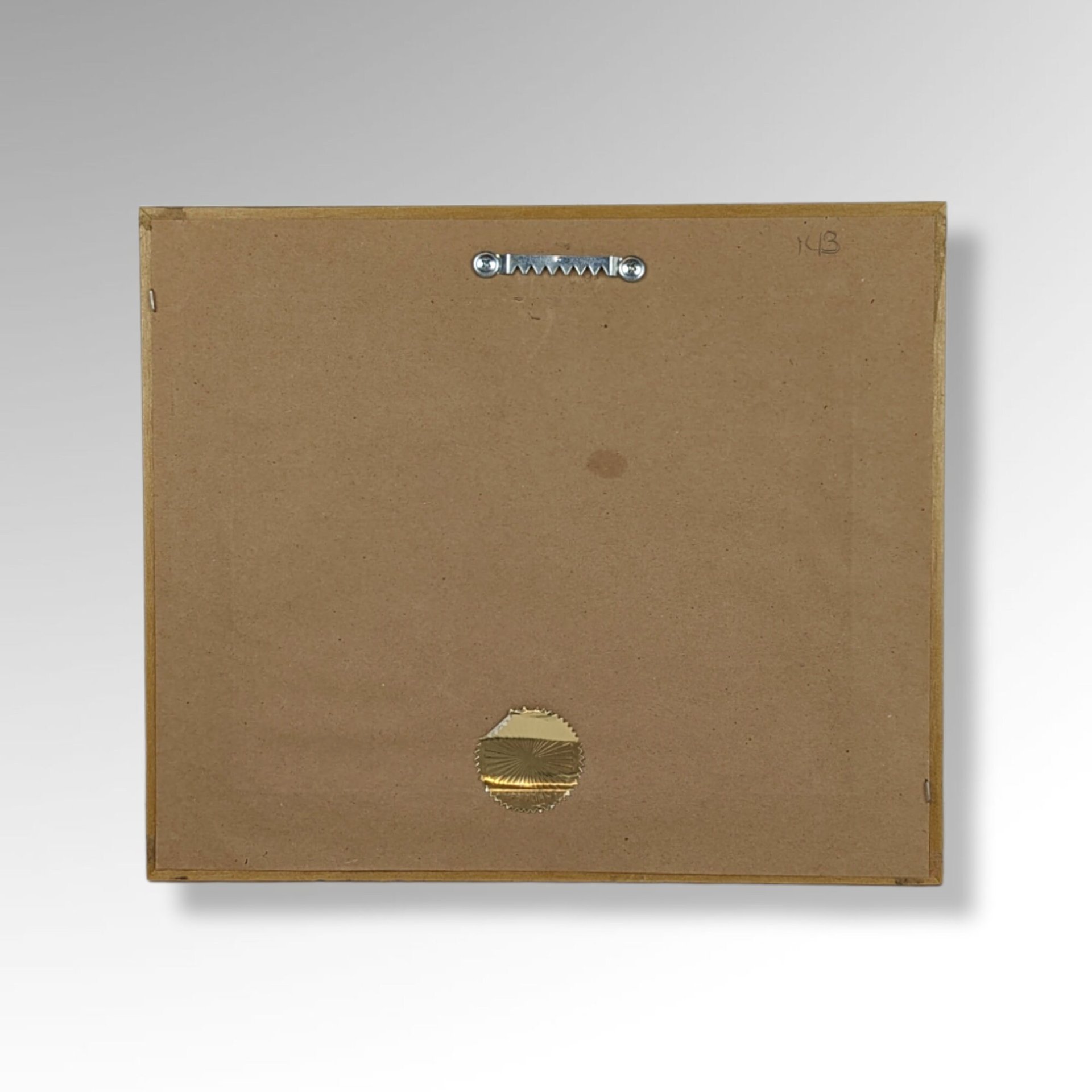 Charming Vintage Framed Print: Kittens on Vanity