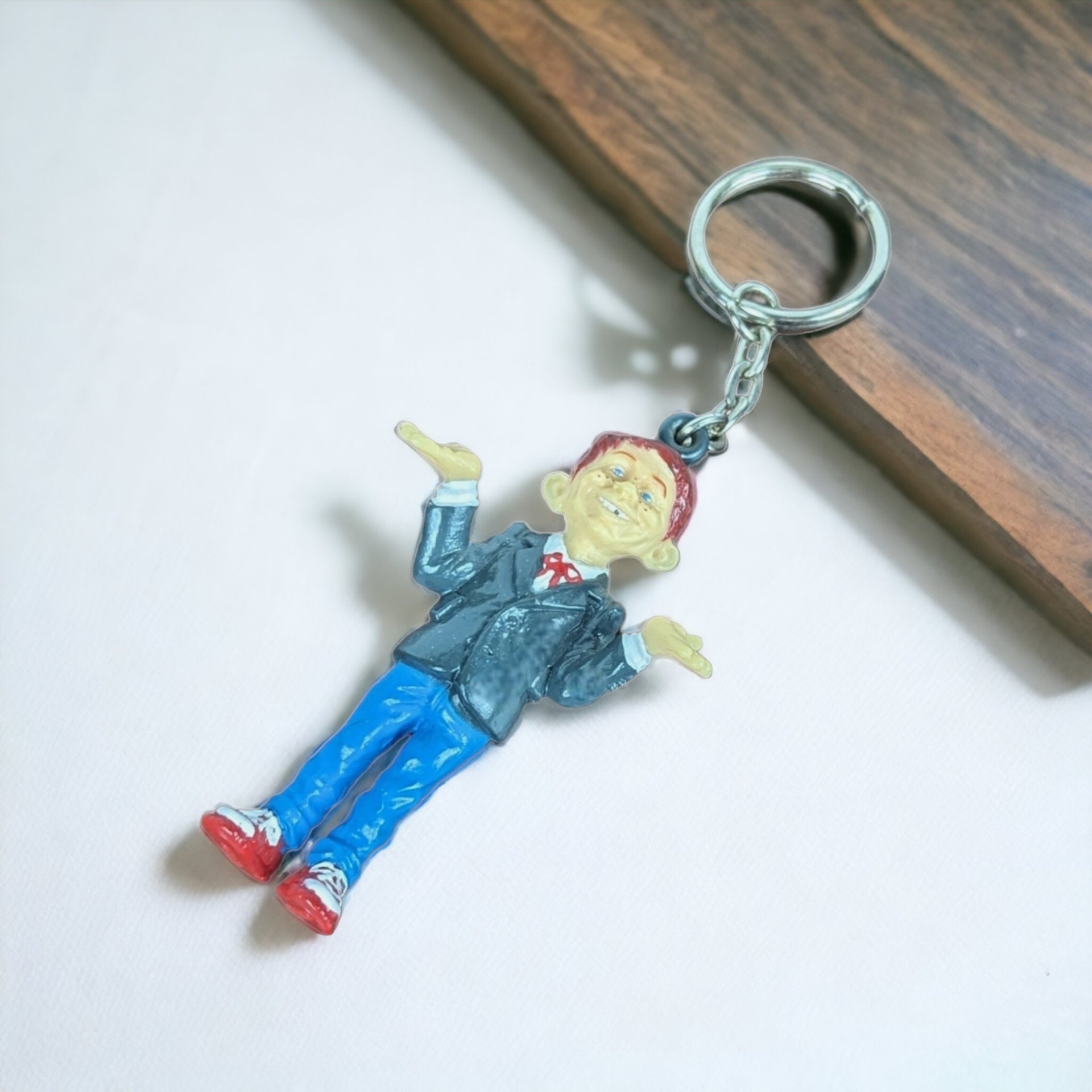 1999 Mad Magazine Alfred E. Neuman Keychain