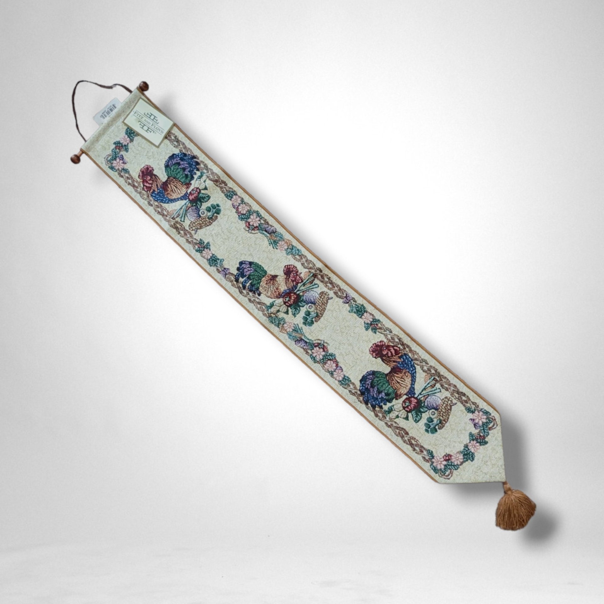 Vintage Fitz and Floyd Wall Hanging with Rooster