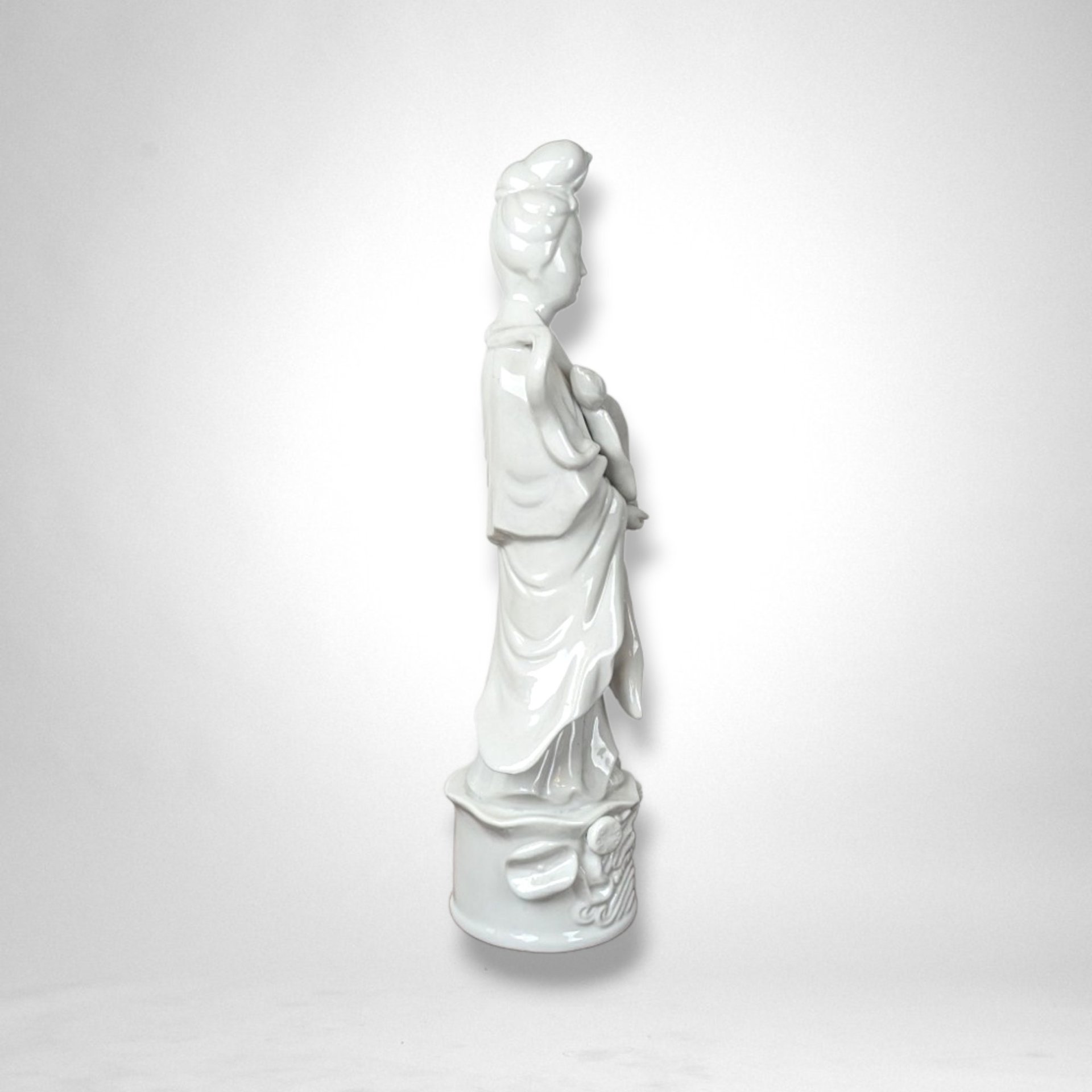 Vintage Porcelain Homco Guanyin Kwan Yin Figurine