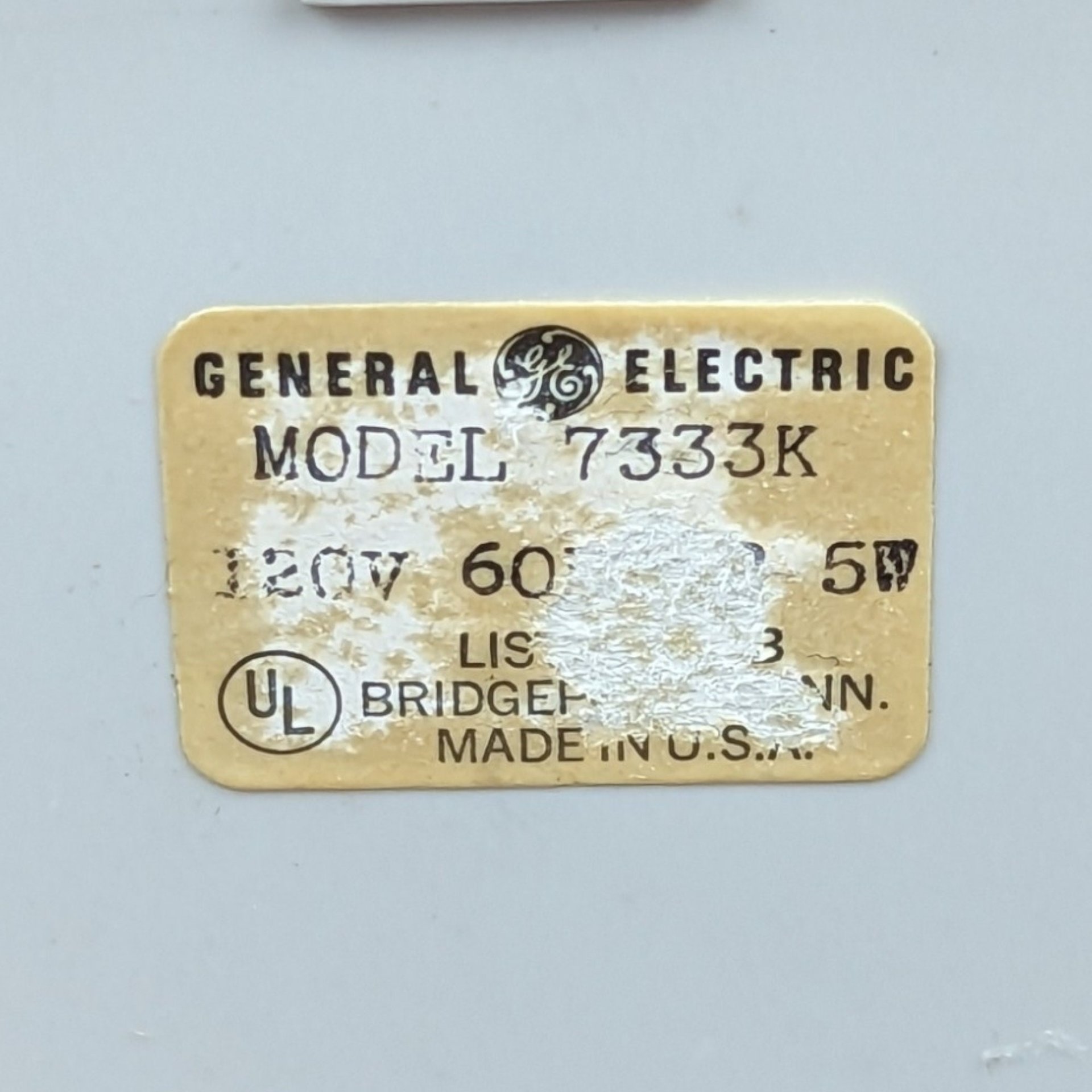 Vintage General Electric Alarm Clock