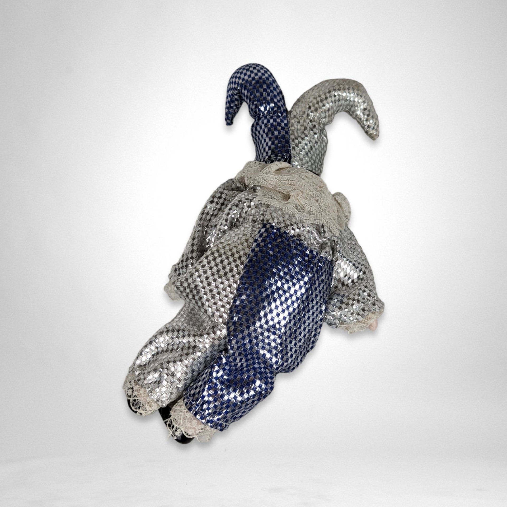 Vintage Harlequin Jester Doll