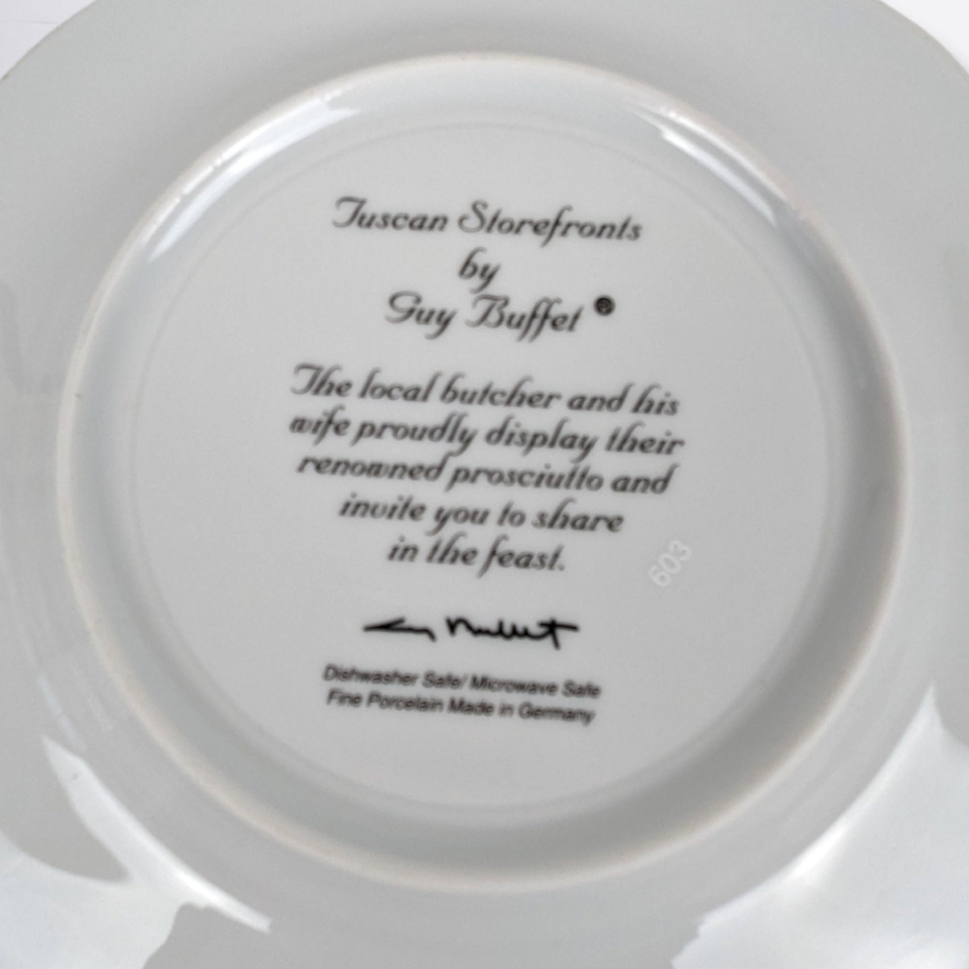 Tuscan Storefronts by Guy Buffet Salad Plate, Your Choice