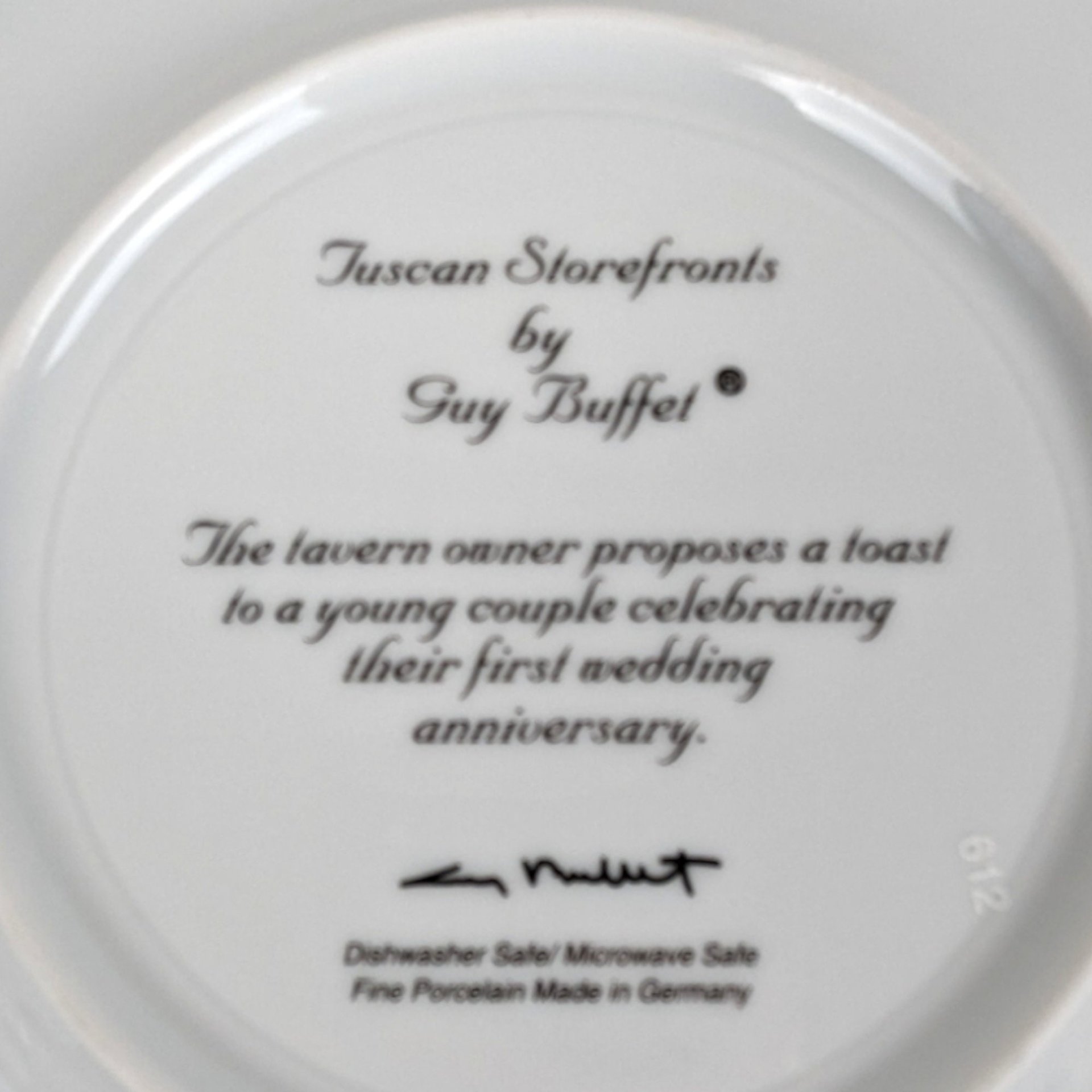 Tuscan Storefronts by Guy Buffet Salad Plate, Your Choice