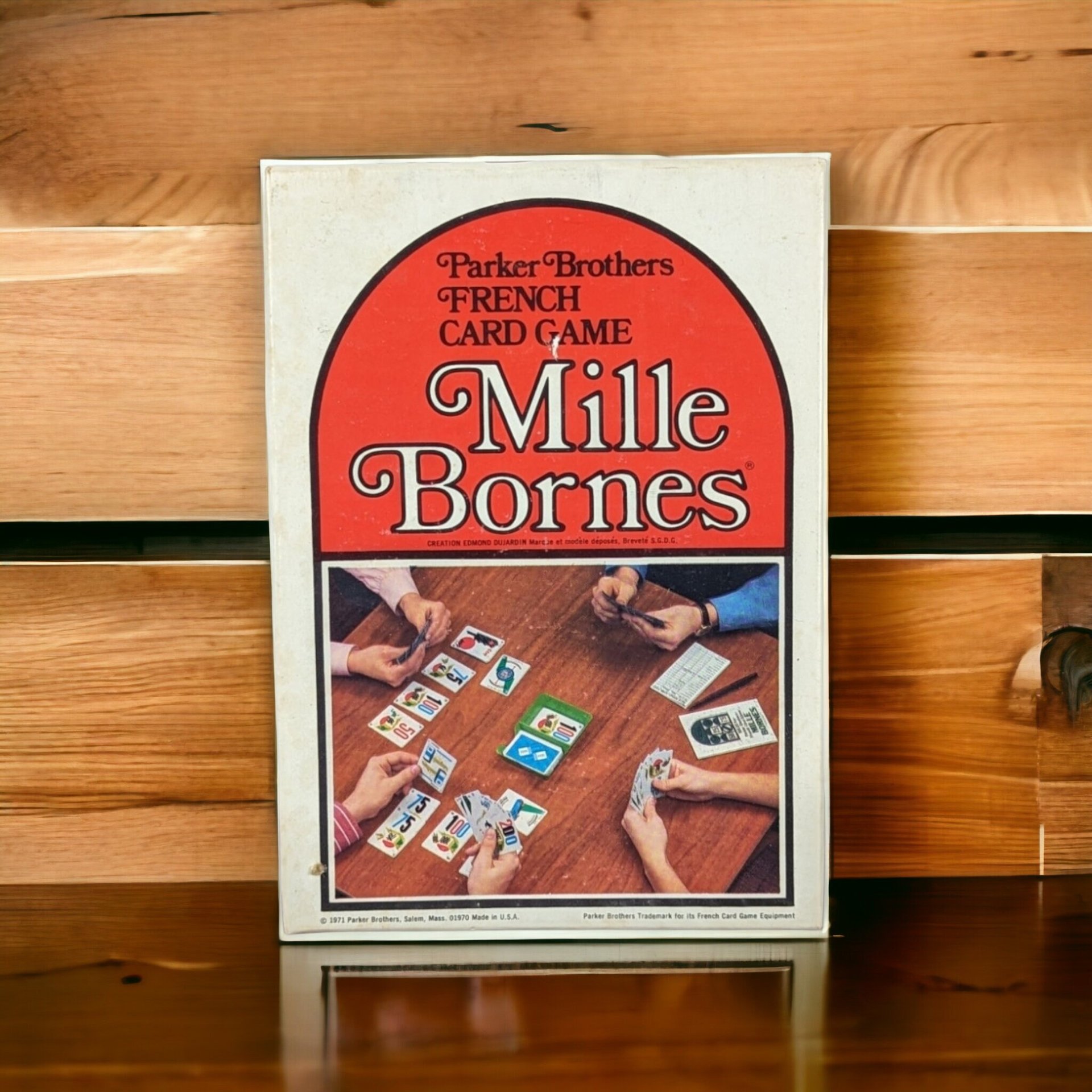 Vintage 1964 Parker Brothers Mille Bornes French Card Game
