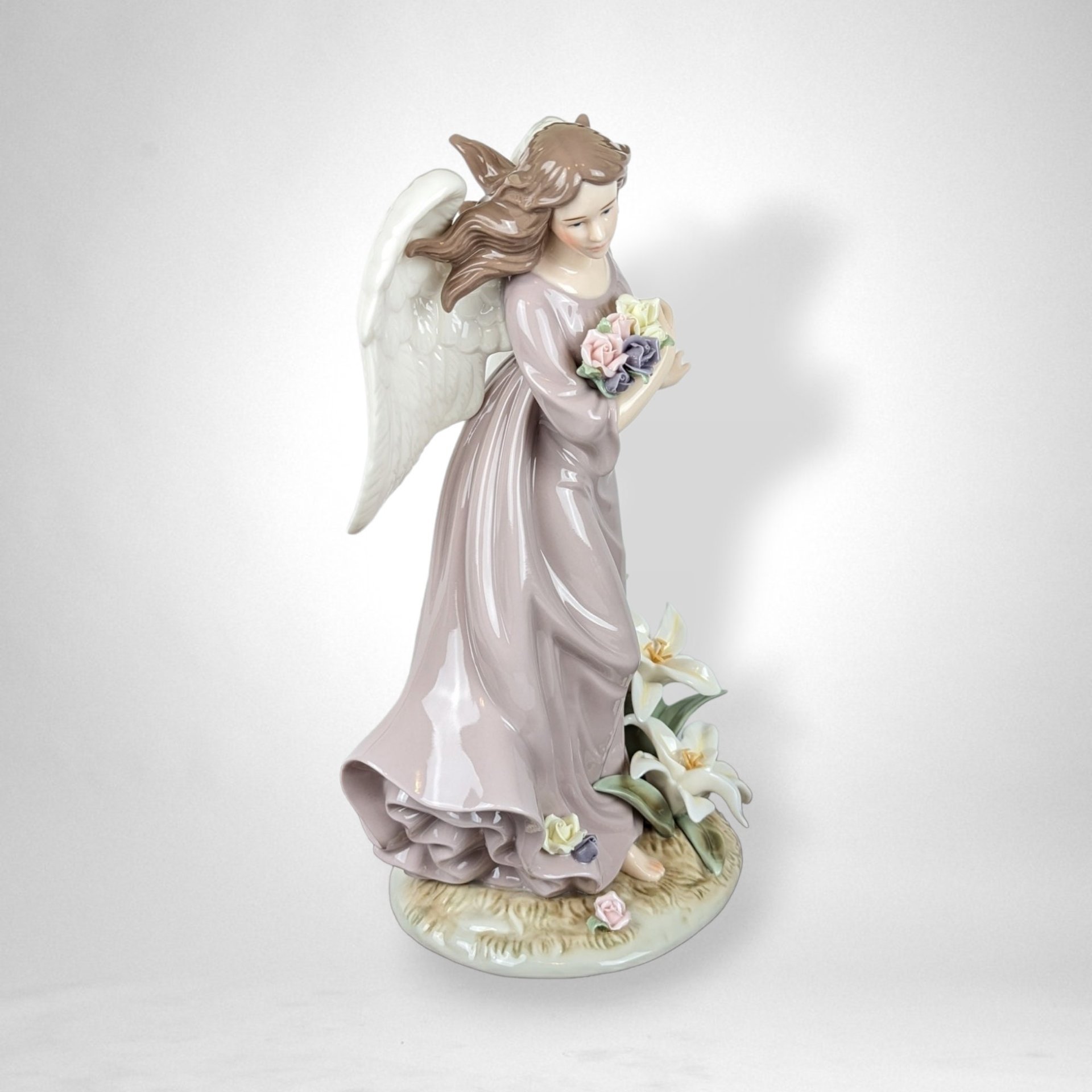 Grandeur Noel 12 1/2" Porcelain Angel