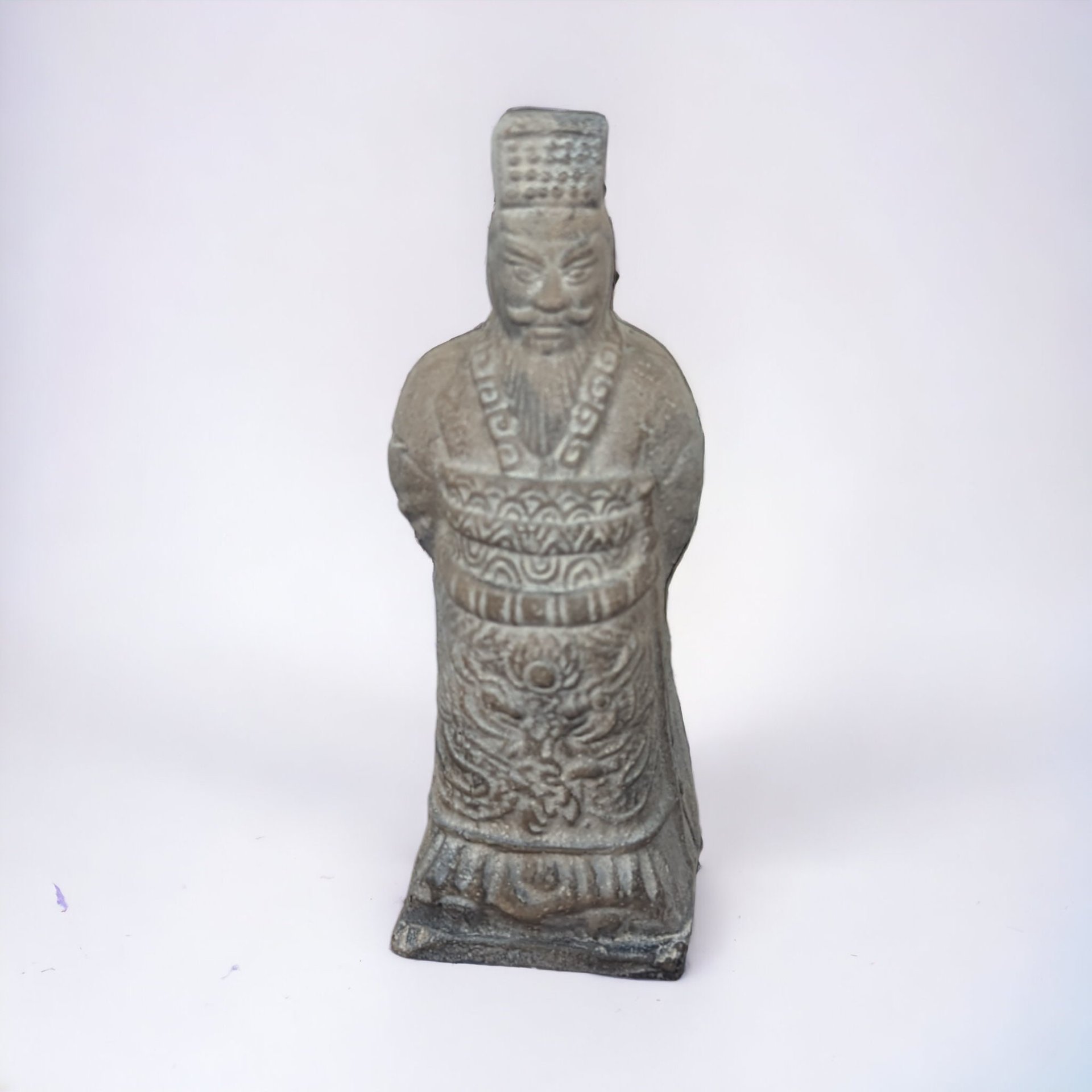 Set of 5 Terracotta Qin Dynasty Emperor Shi Warrior Army Figurines - Collectible Miniatures