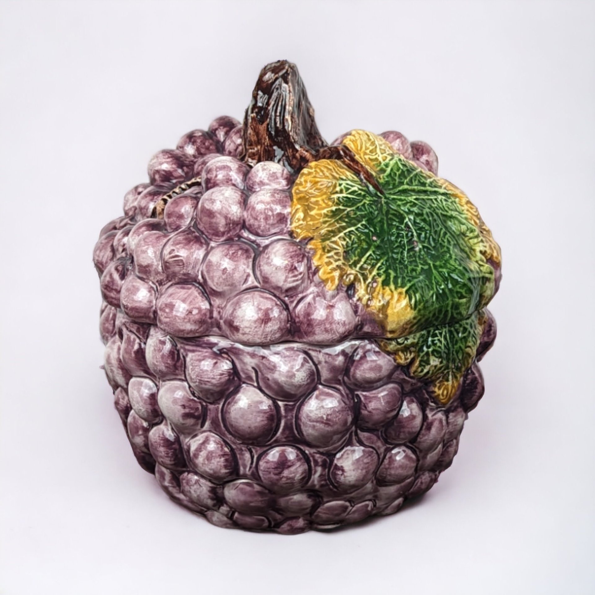 Italian-Made Grape Cluster Cookie Jar