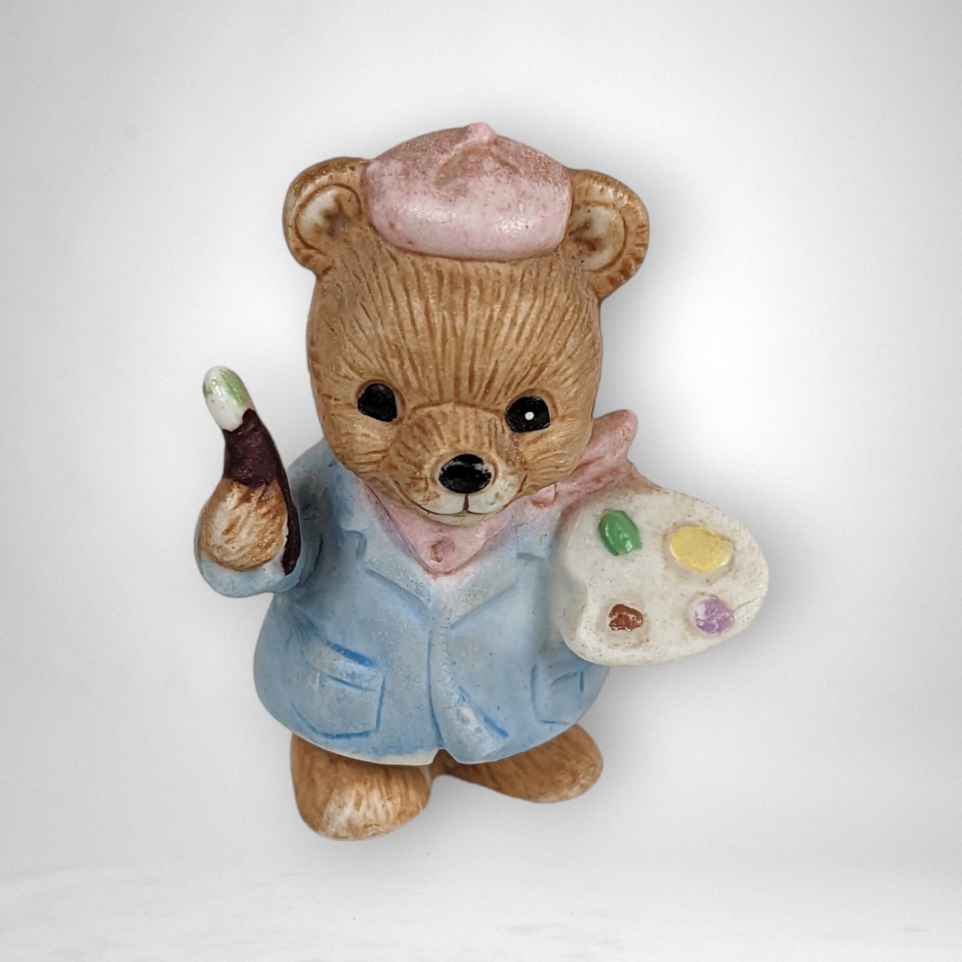 Vintage Set of 5 Homco Occupation Bear Figurines 8820 - Collectible Home Decor