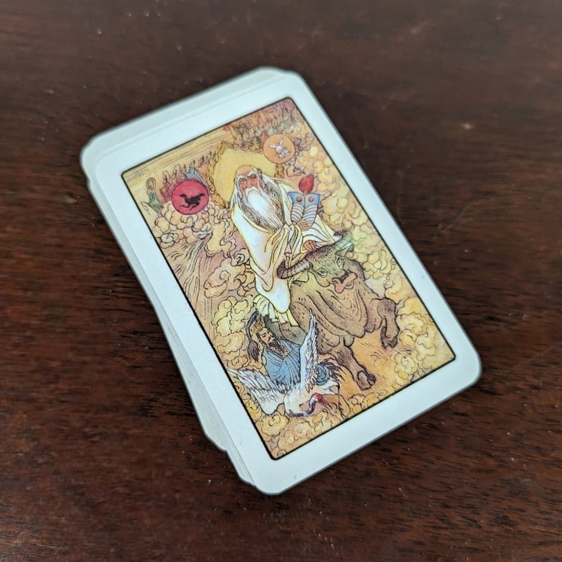 Quanban Chinese Painting Pair of Cards - Artistic Cultural Treasures