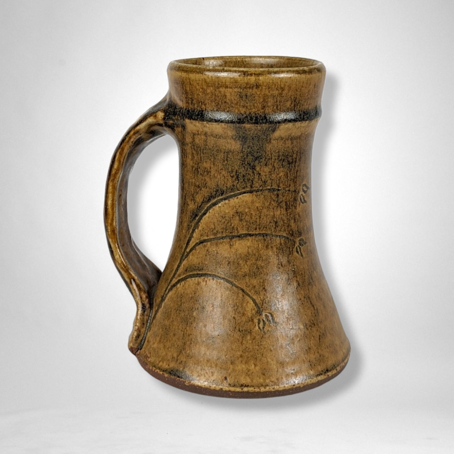 Handcrafted Brown Studio Pottery Stoneware Mug