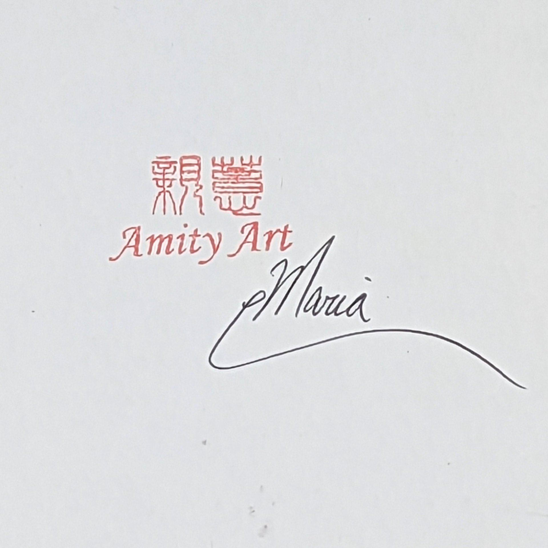 Signed Amity Art Framed Print