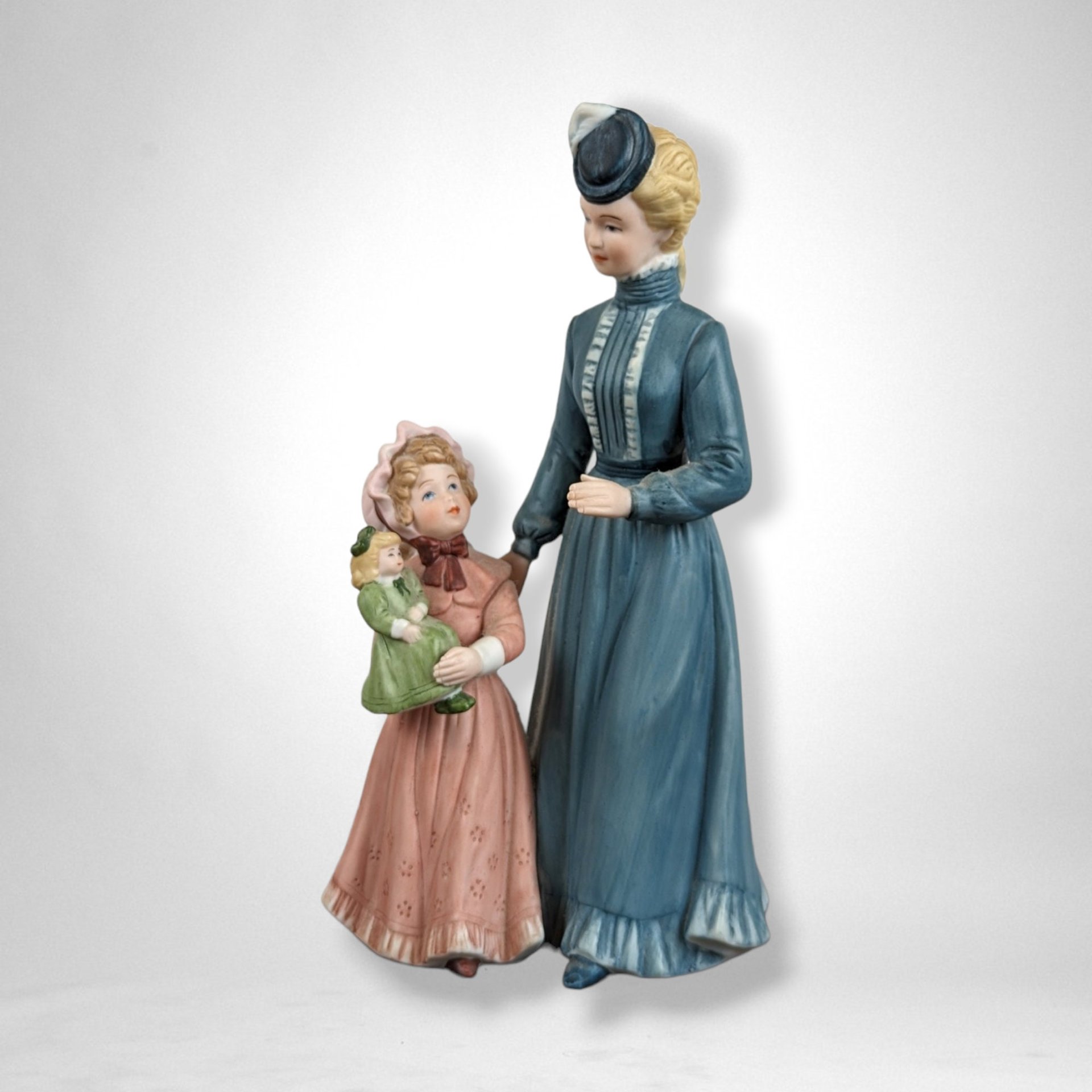 Vintage Homco Woman and Child Figurine 8812 - Timeless Collectible