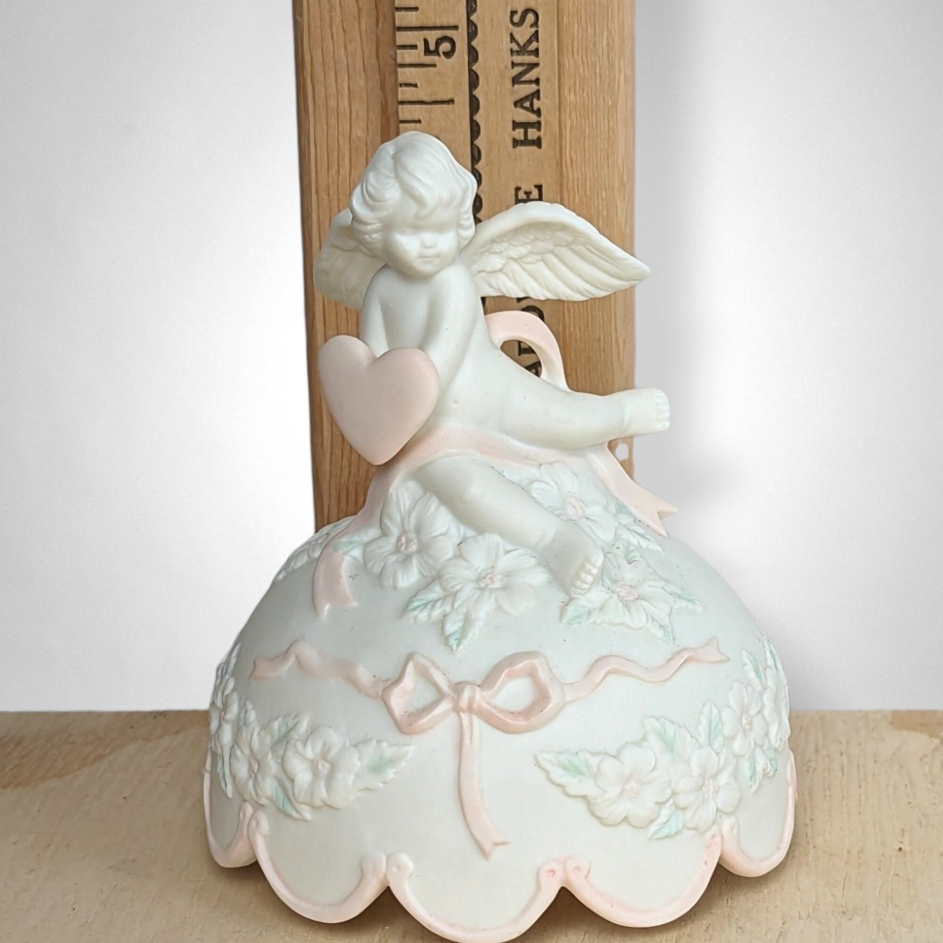 San Francisco Music Box Ceramic Cherub Music Box