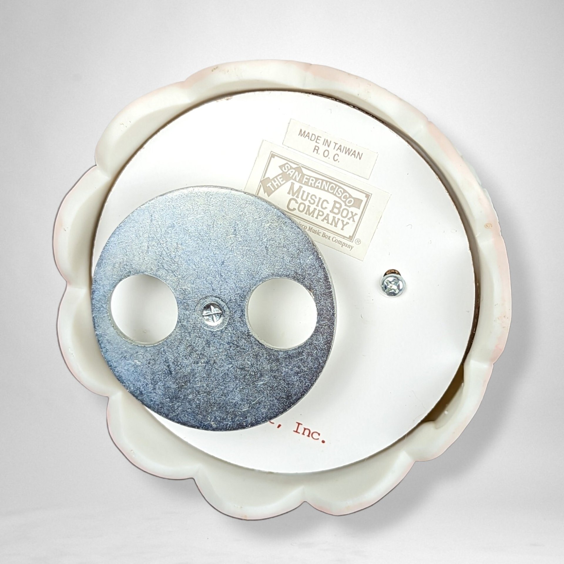 San Francisco Music Box Ceramic Cherub Music Box