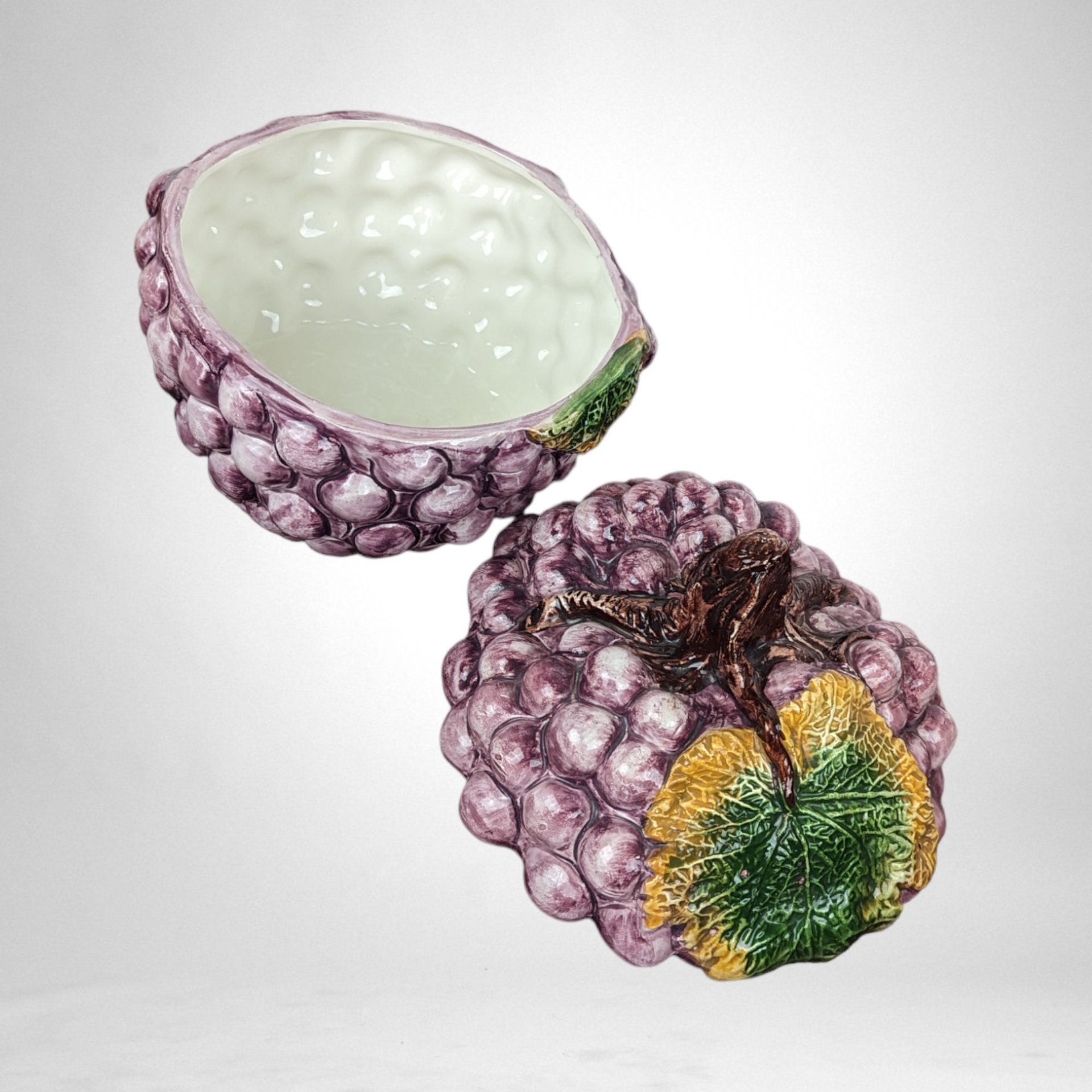 Italian-Made Grape Cluster Cookie Jar