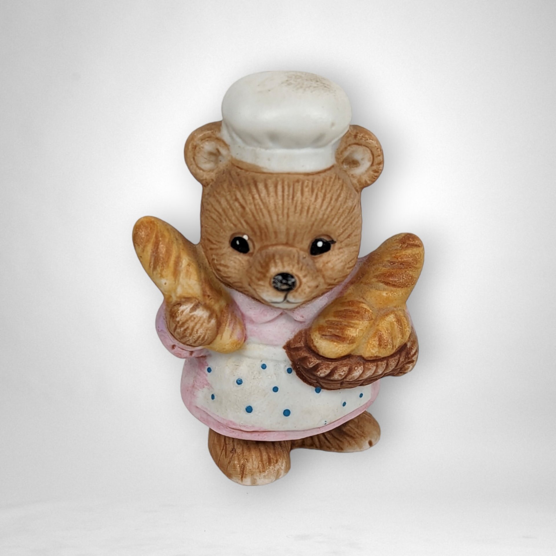 Vintage Set of 5 Homco Occupation Bear Figurines 8820 - Collectible Home Decor