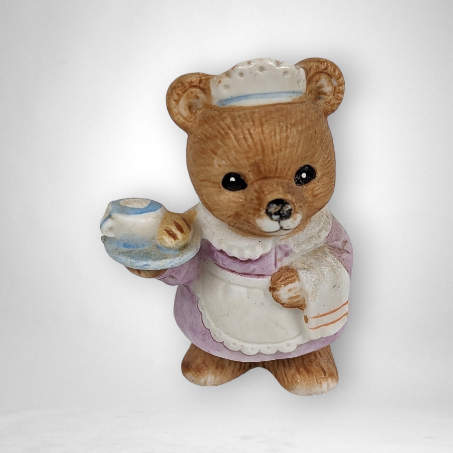 Vintage Set of 5 Homco Occupation Bear Figurines 8820 - Collectible Home Decor