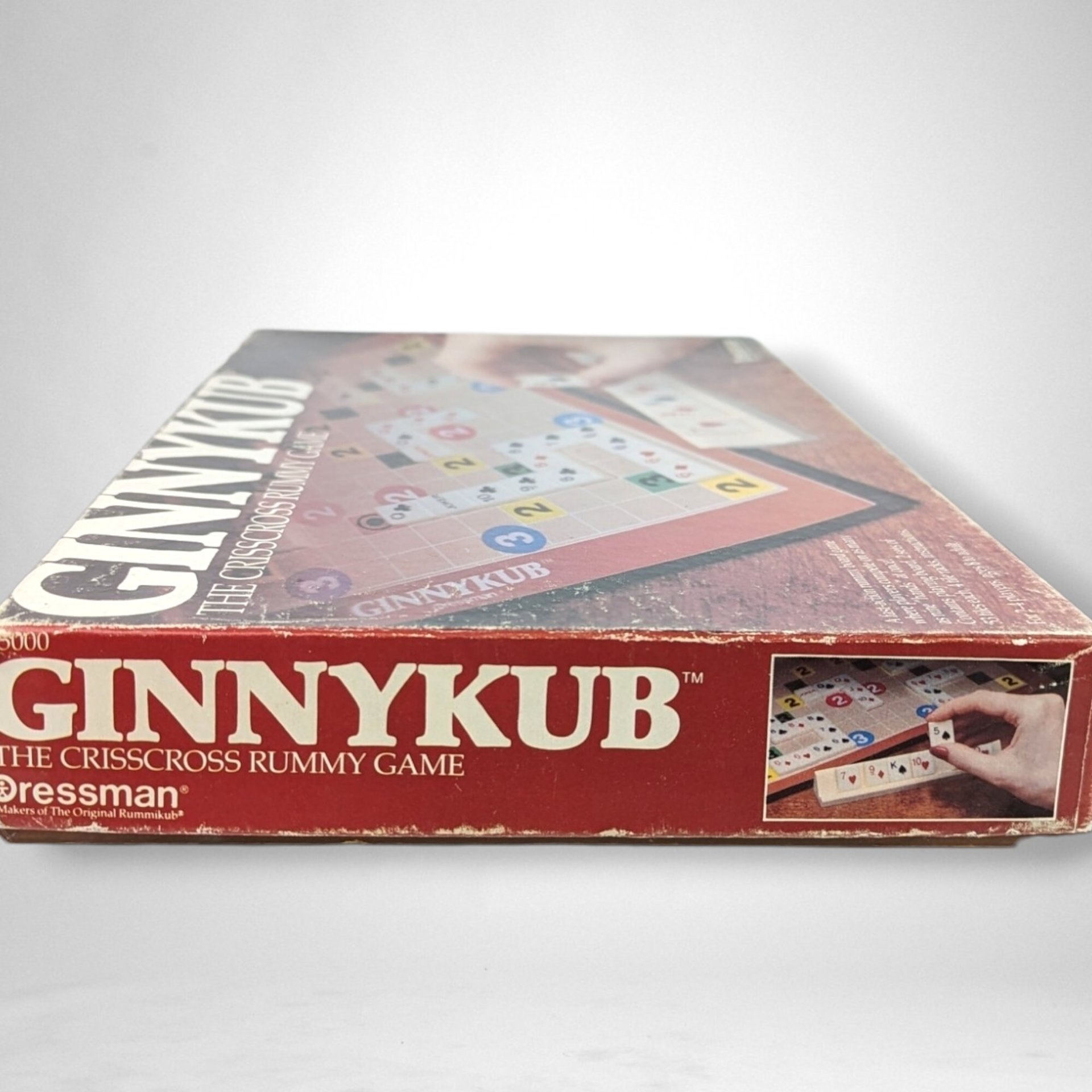 Vintage 1983 Ginnykub Crisscross Rummy Game - Complete