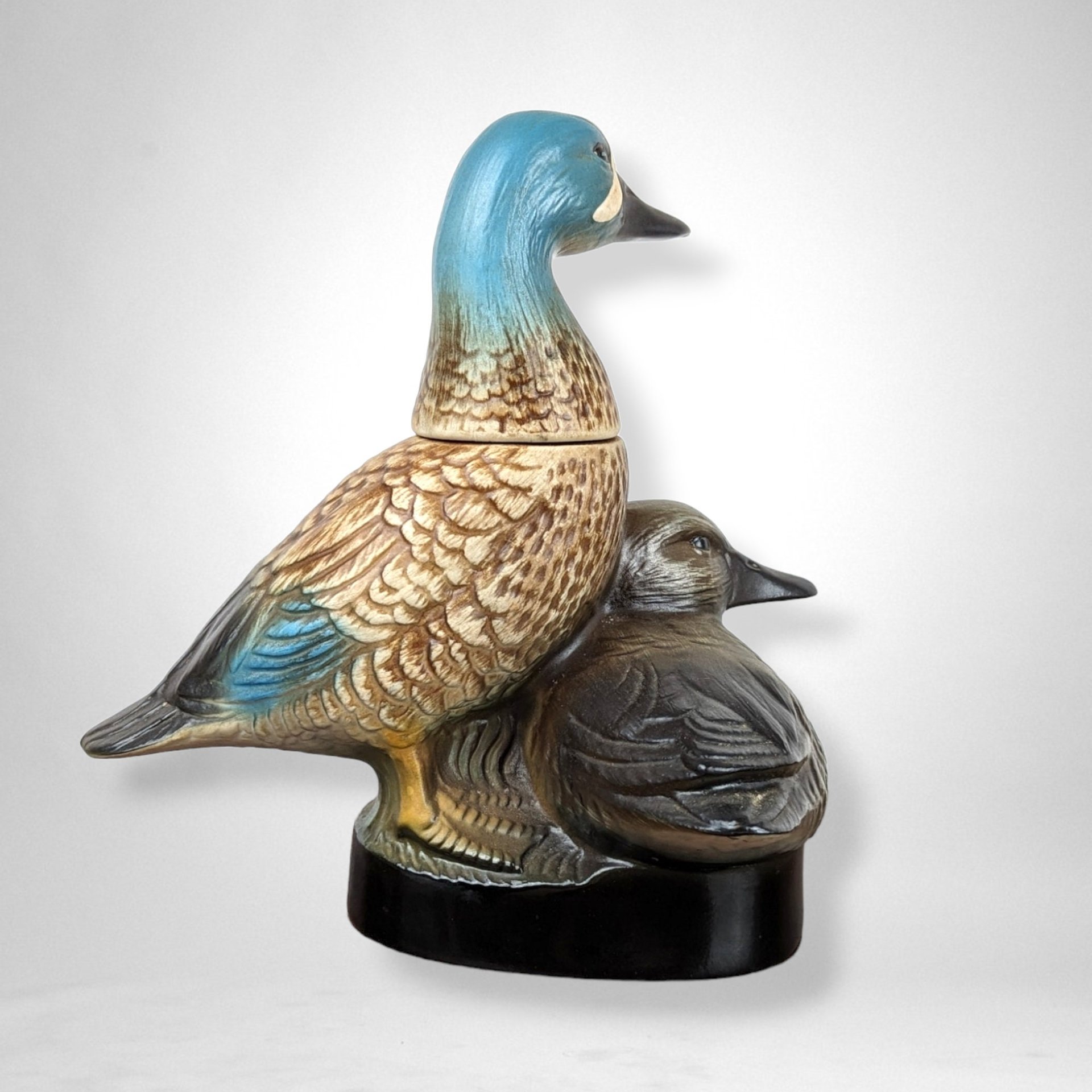 Vintage Ducks Unlimited Jim Beam Decanter - Collectible Empty Bottle