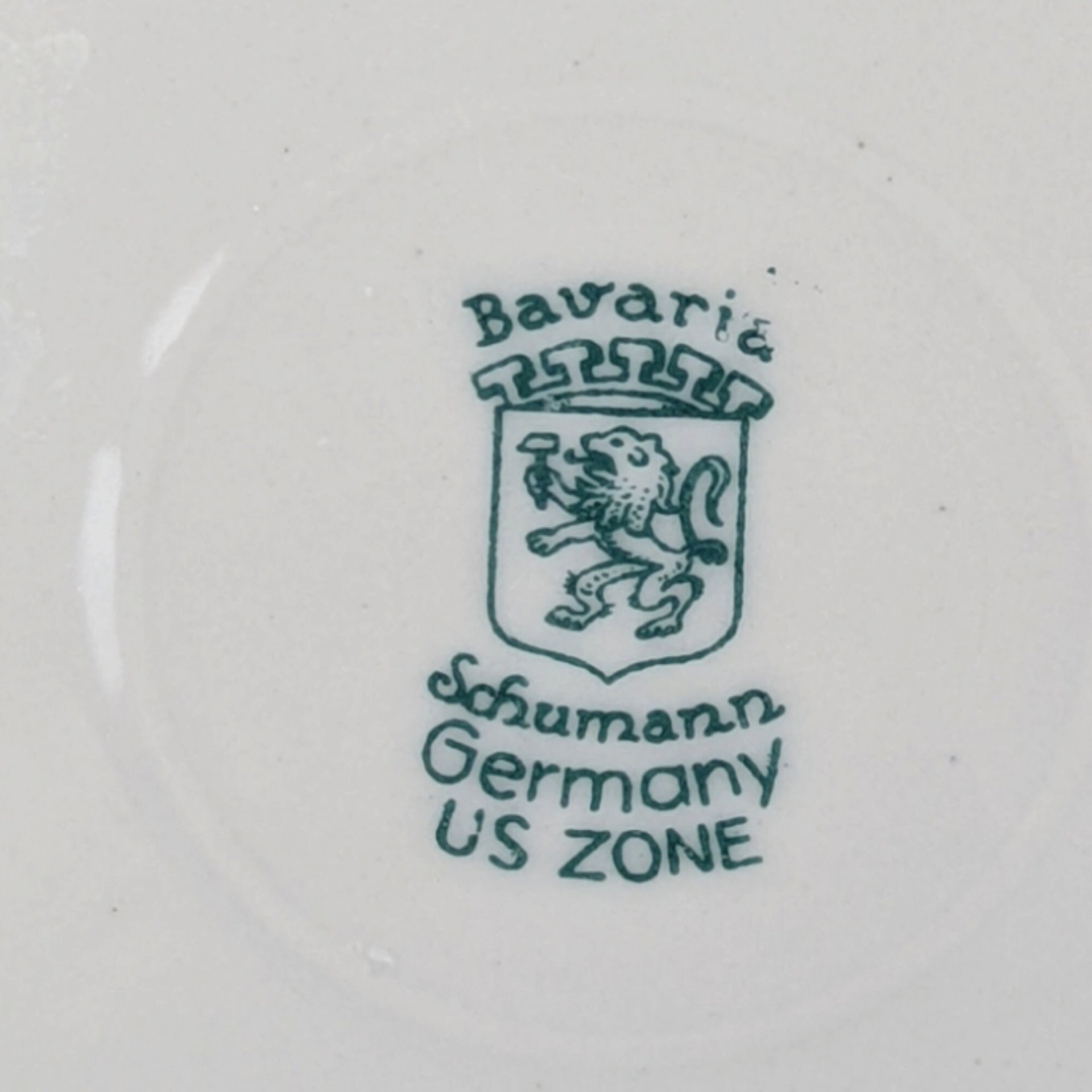 Vintage Gold Rim Floral Bavarian Plate