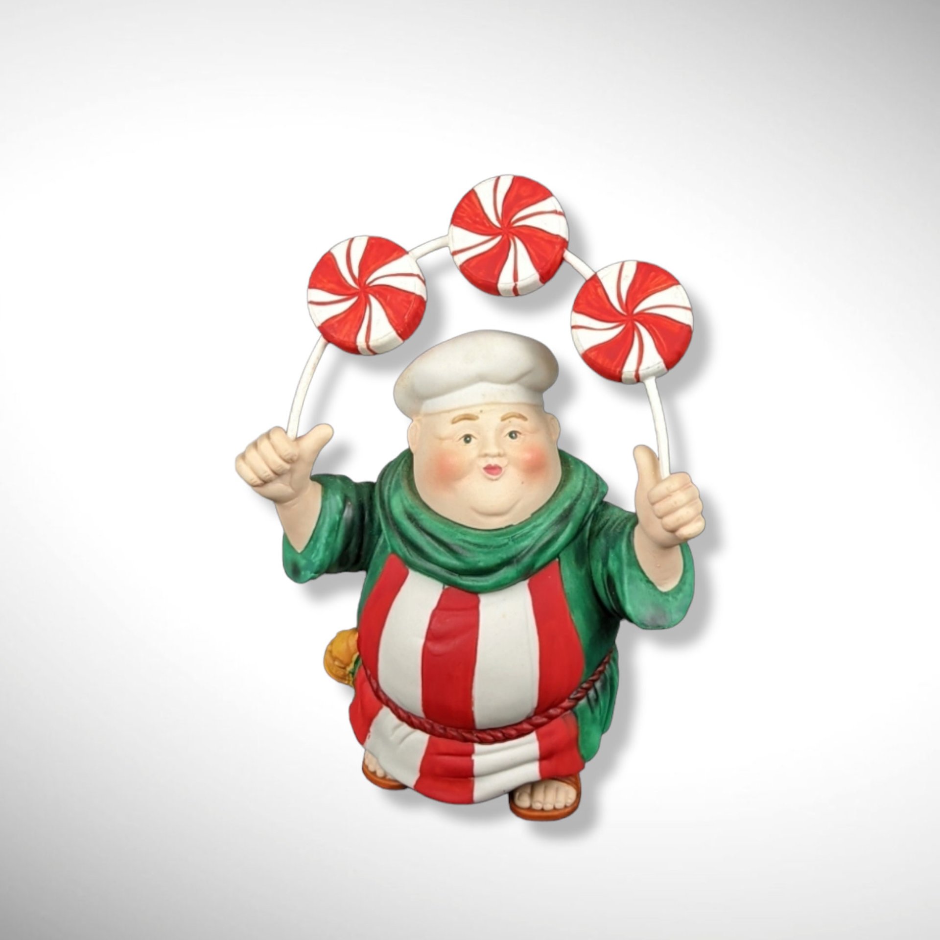 1990s Dept. 56 Merrymaker Peter the Peppermint Maker" Figurine