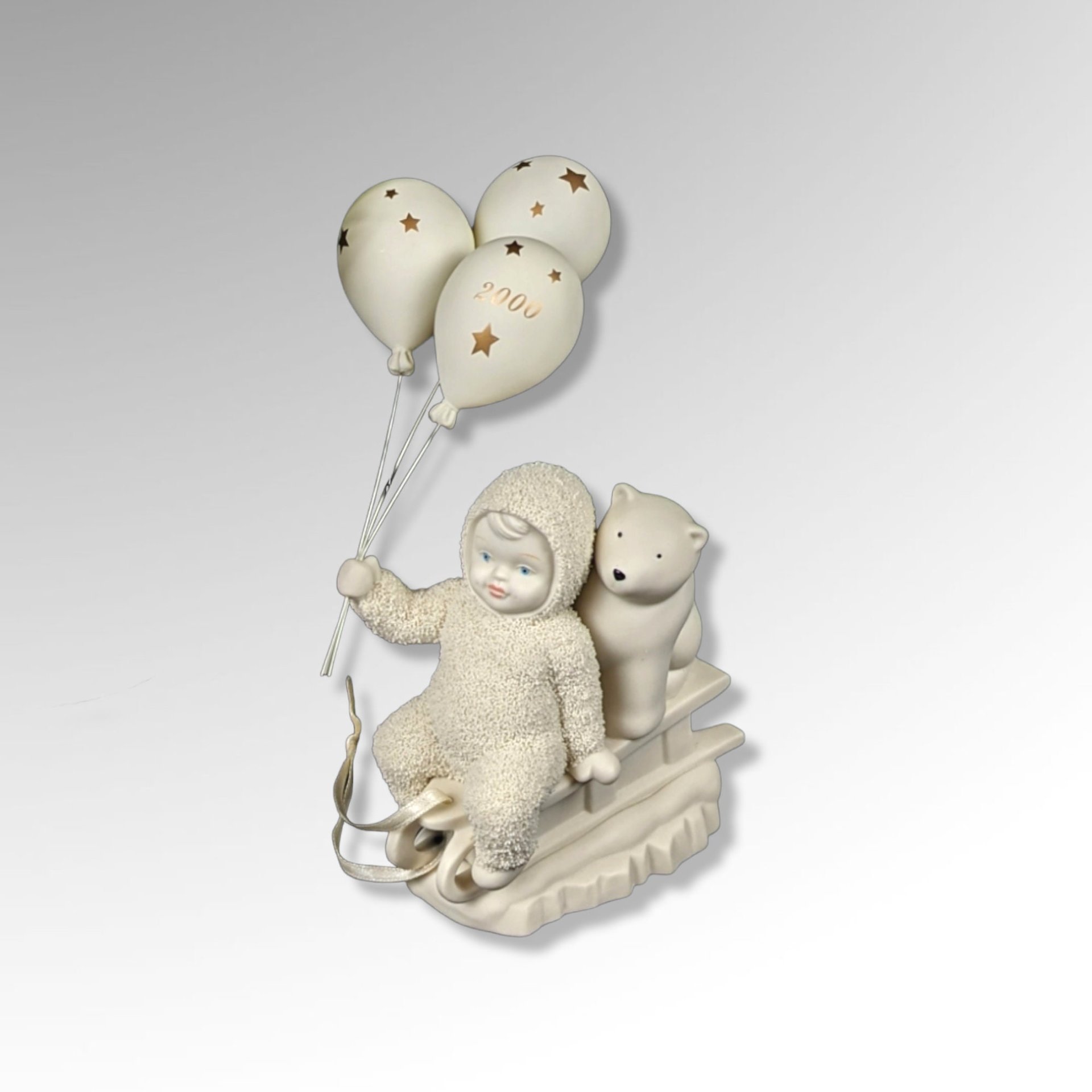 2000 Dept. 56 Snowbabies "Off To a Good Start" Figurine