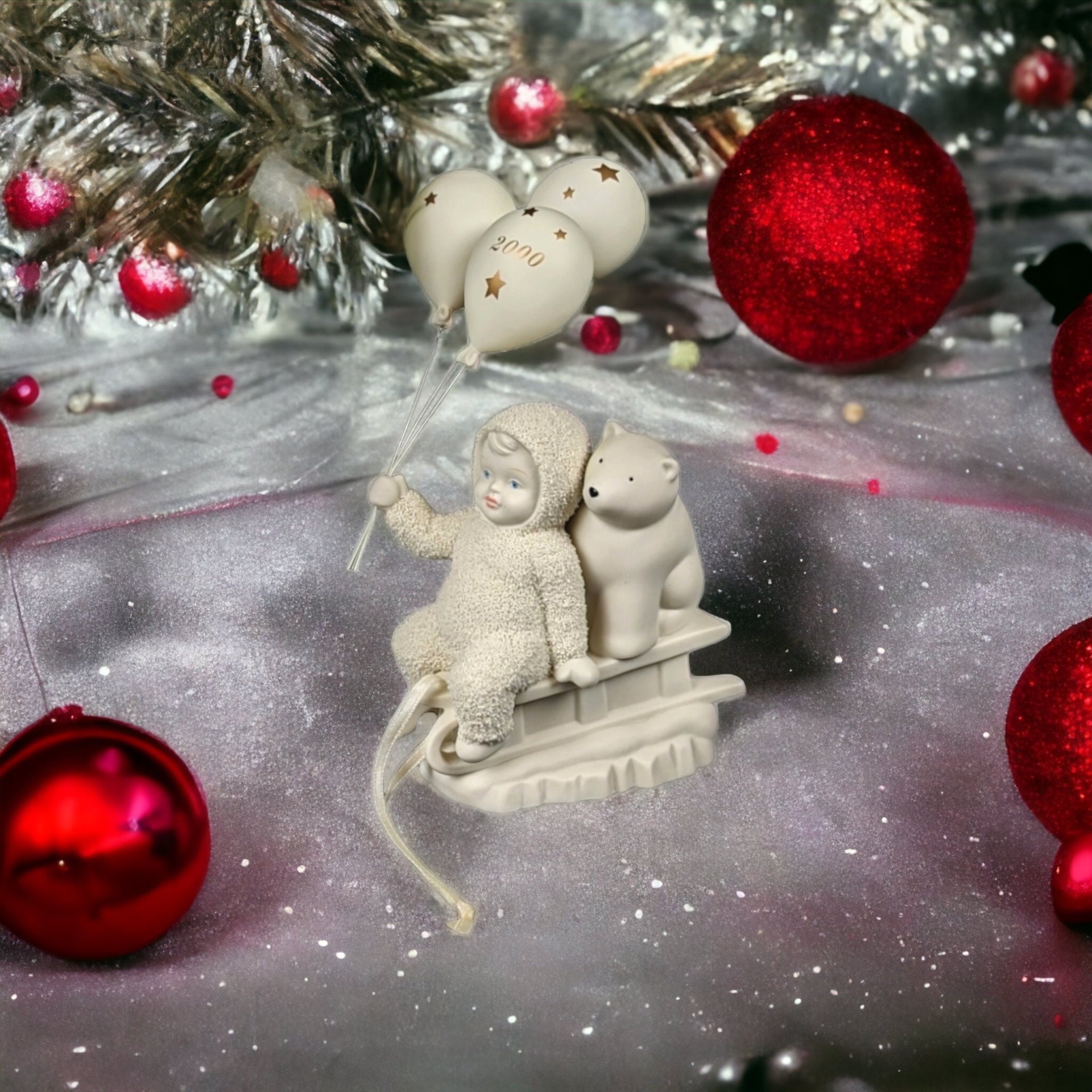 2000 Dept. 56 Snowbabies "Off To a Good Start" Figurine