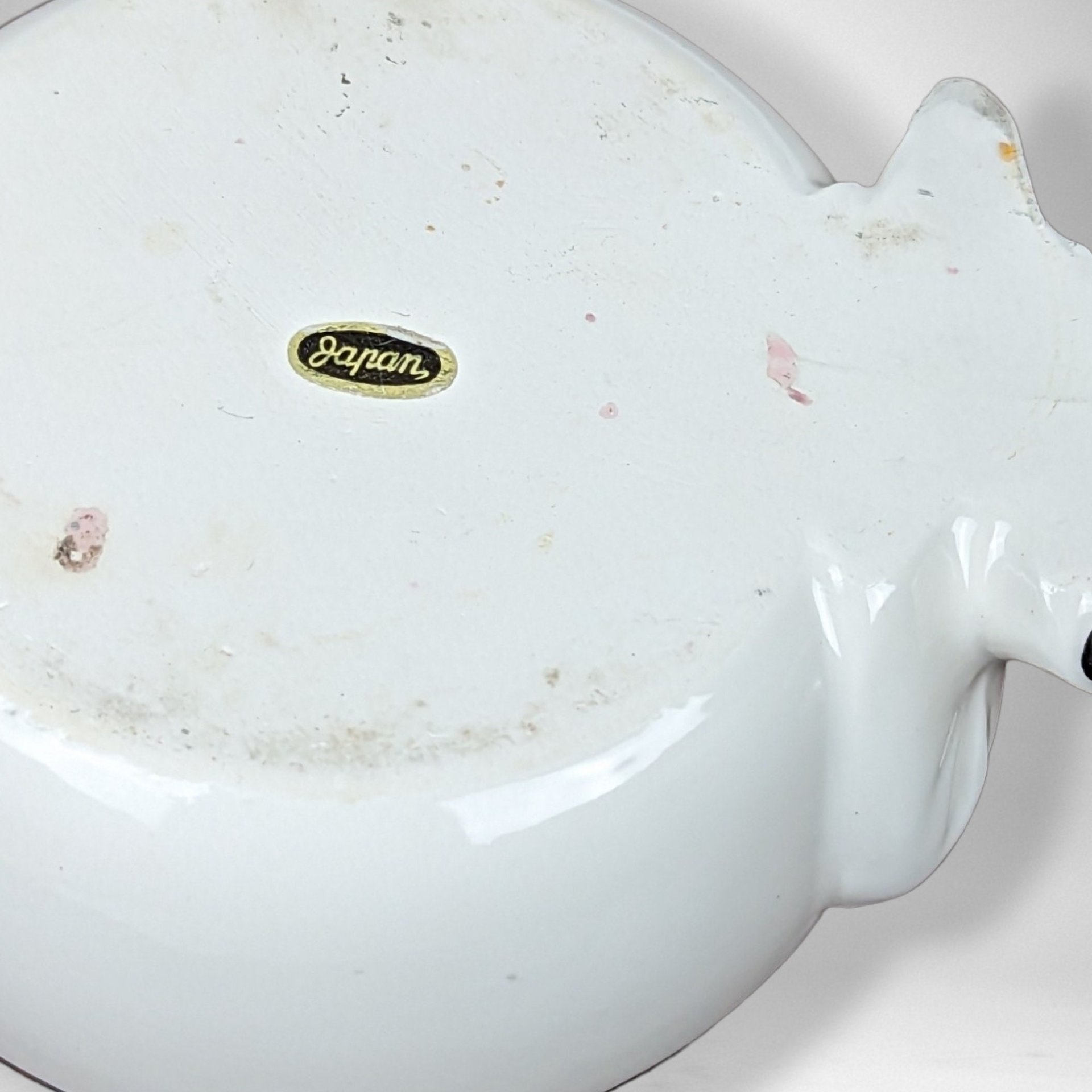 Vintage Pierrot Clown Porcelain Trinket Box