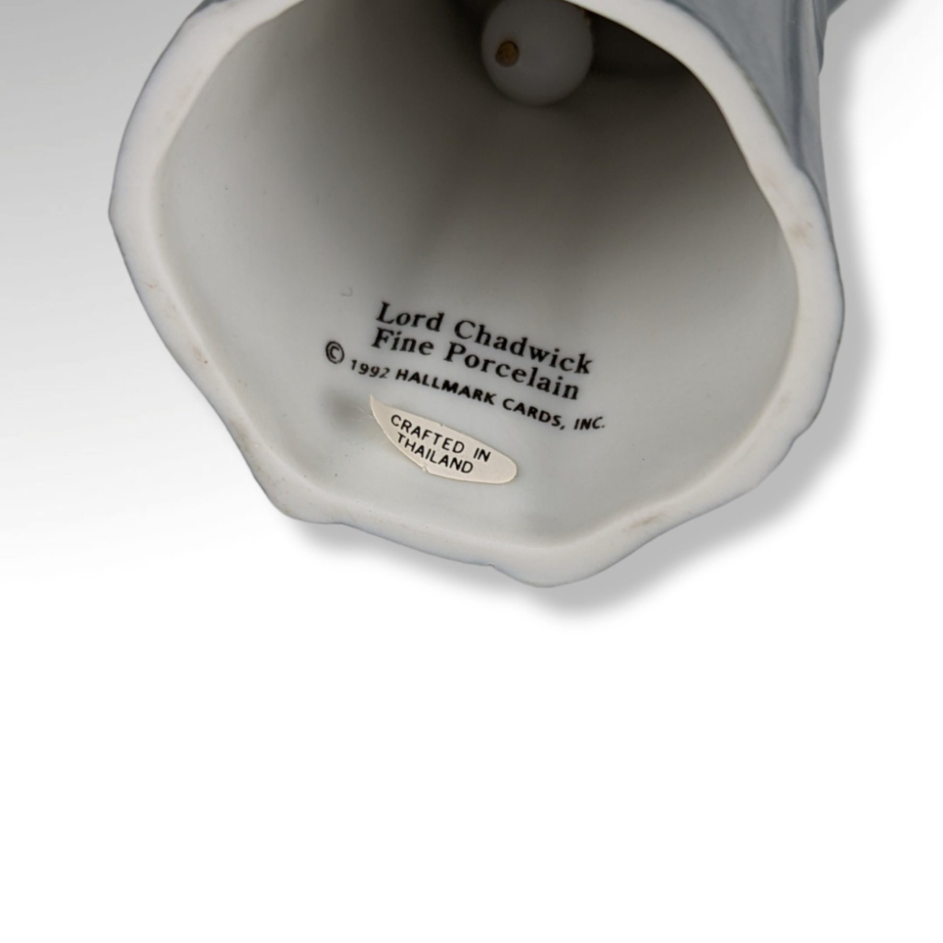 1992 Hallmark Keepsake Dickens Caroler Bell "Lord Chadwick" Ornament