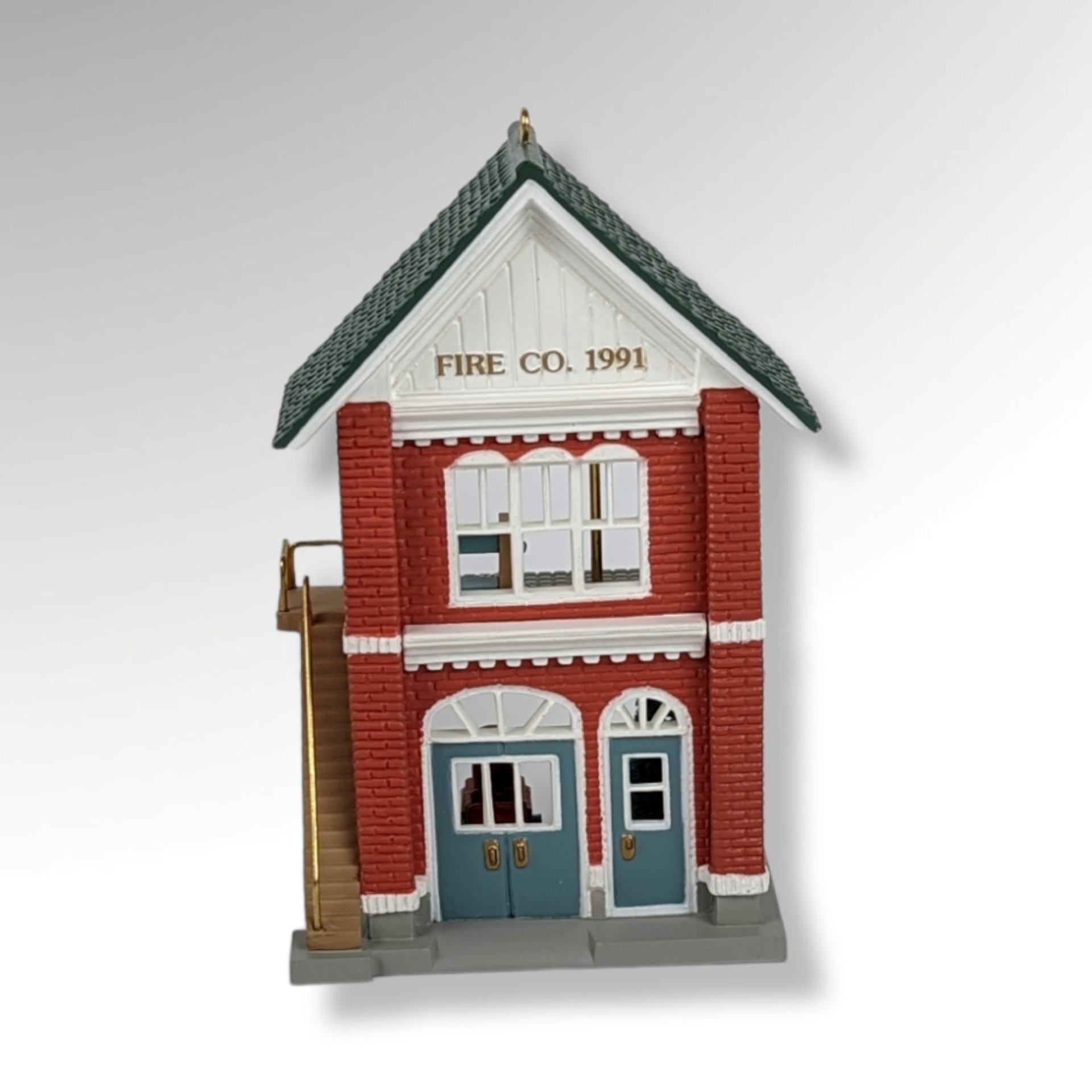 1991 Hallmark Keepsake "Fire Station" Ornament