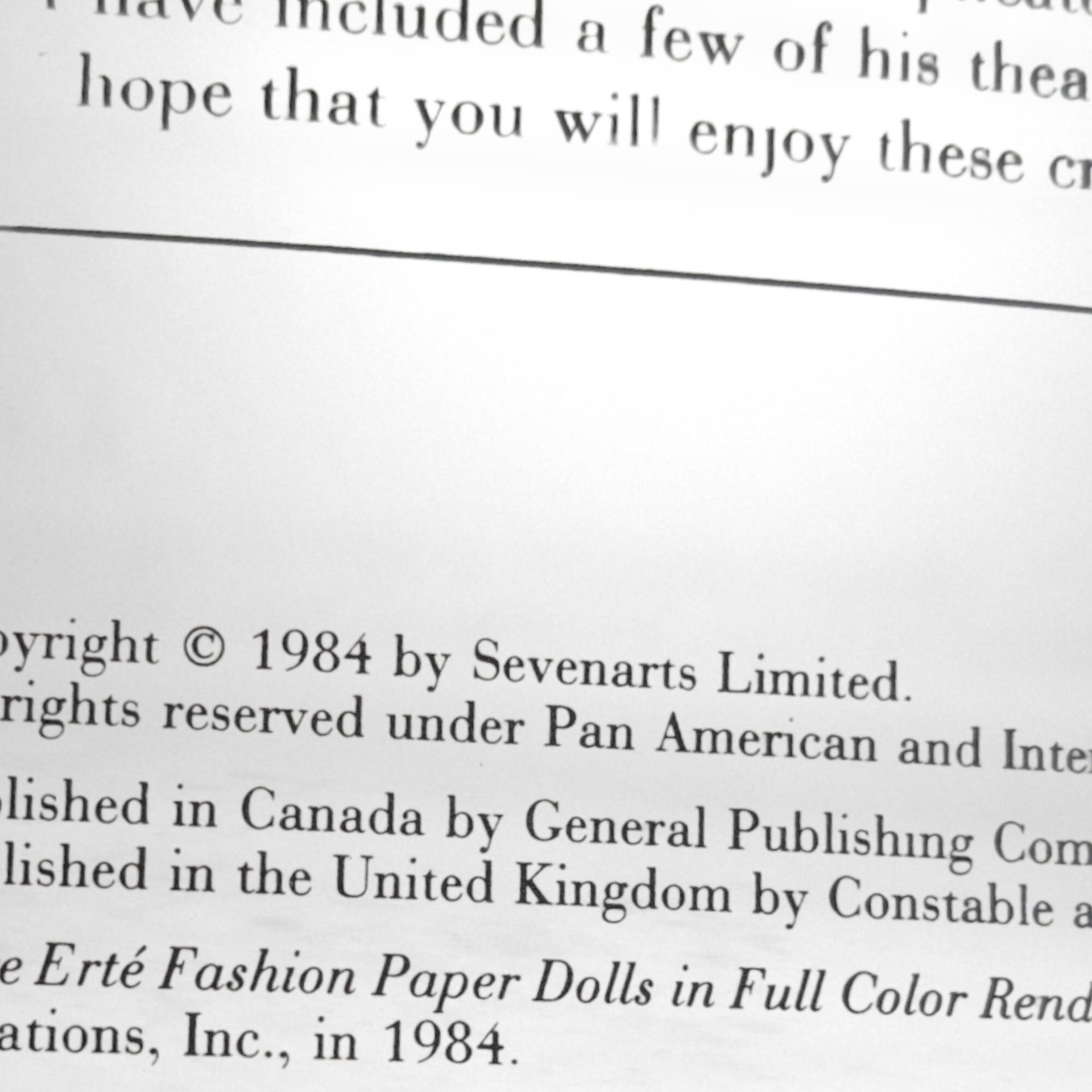 ERTE Fashion Paper Dolls Books - Collector's Set (Incomplete)