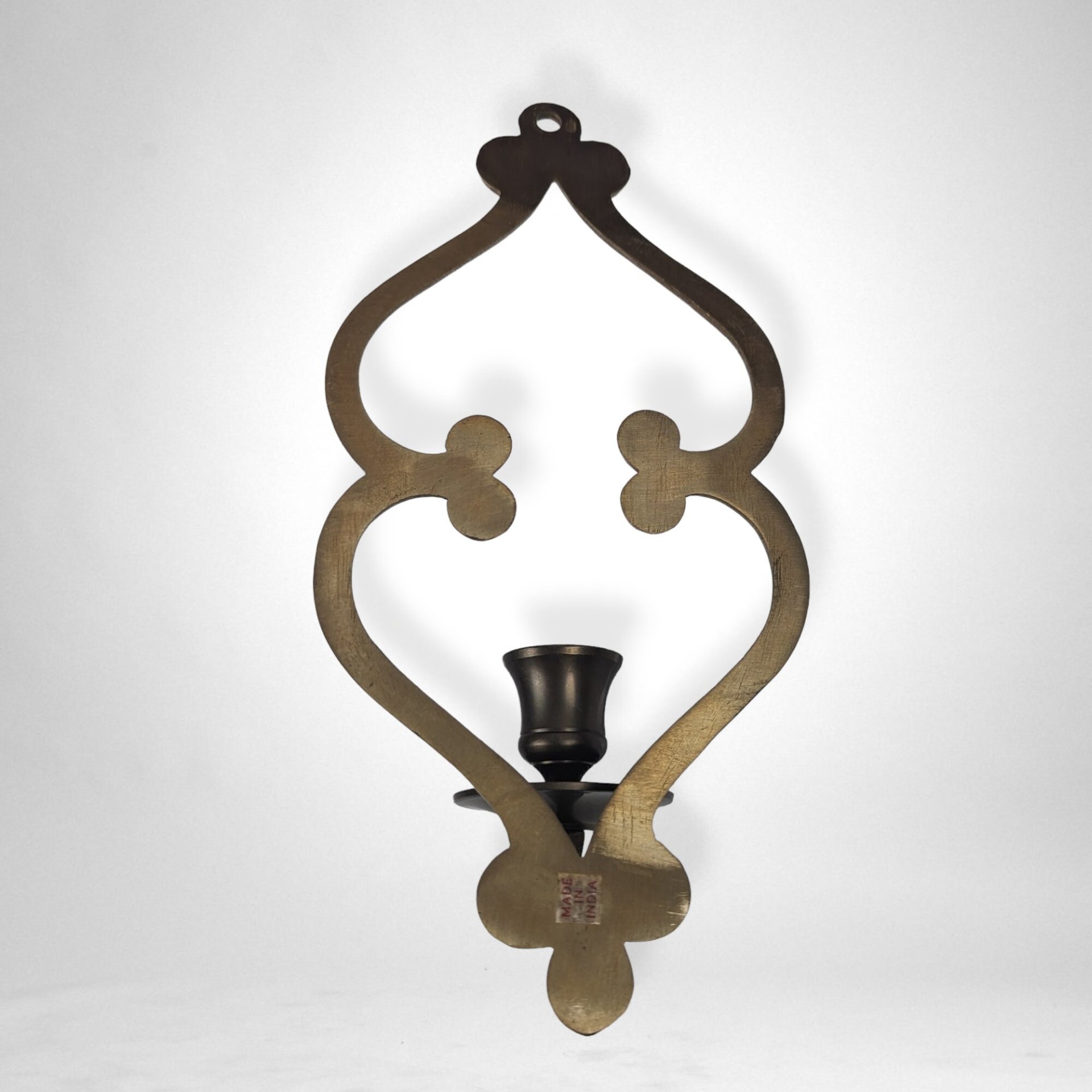 Vintage Brass Wall Sconces/Candle Holders - Classic Elegance for Your Home Decor