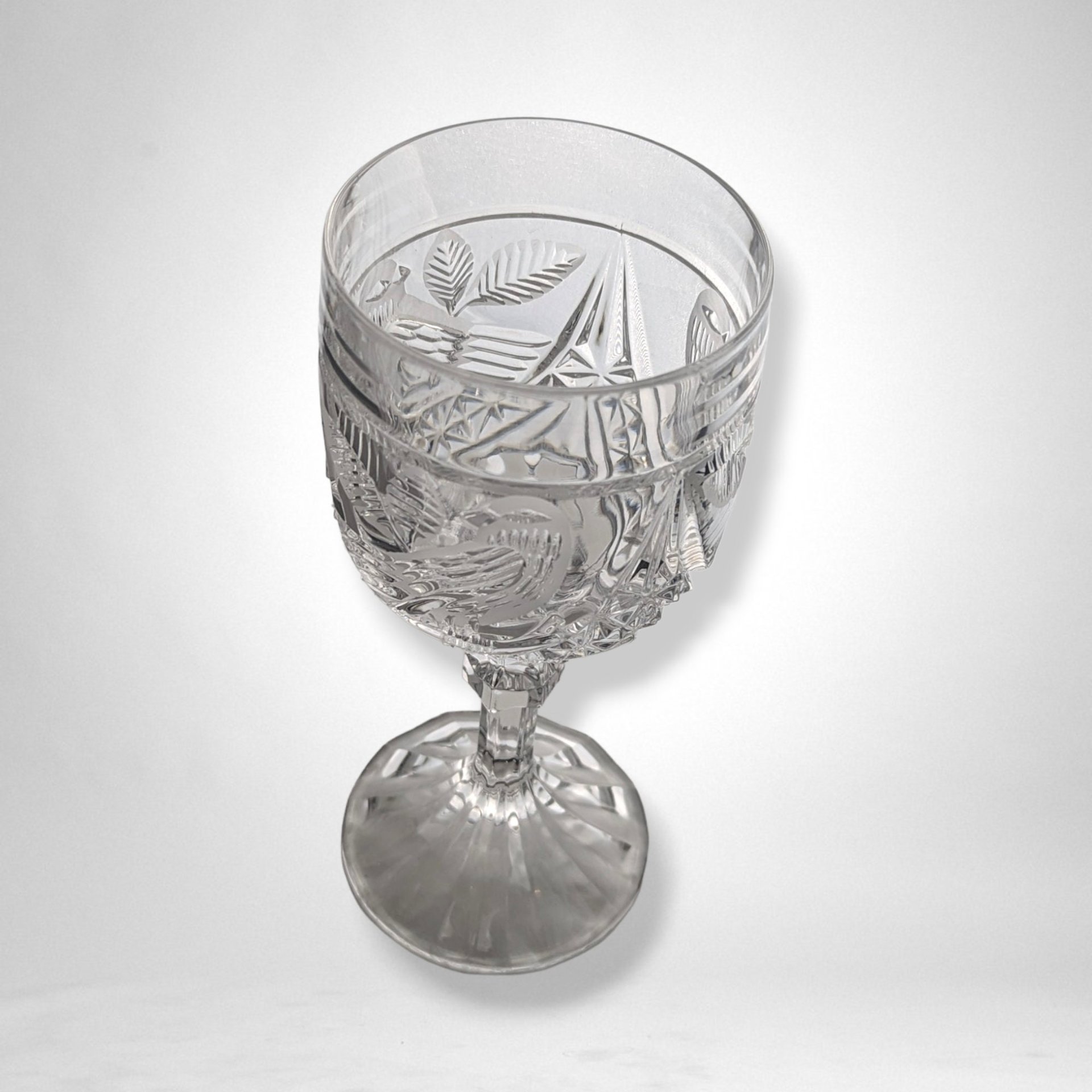 Set of 4 Hofbauer The Byrdes Collection Wine Glasses