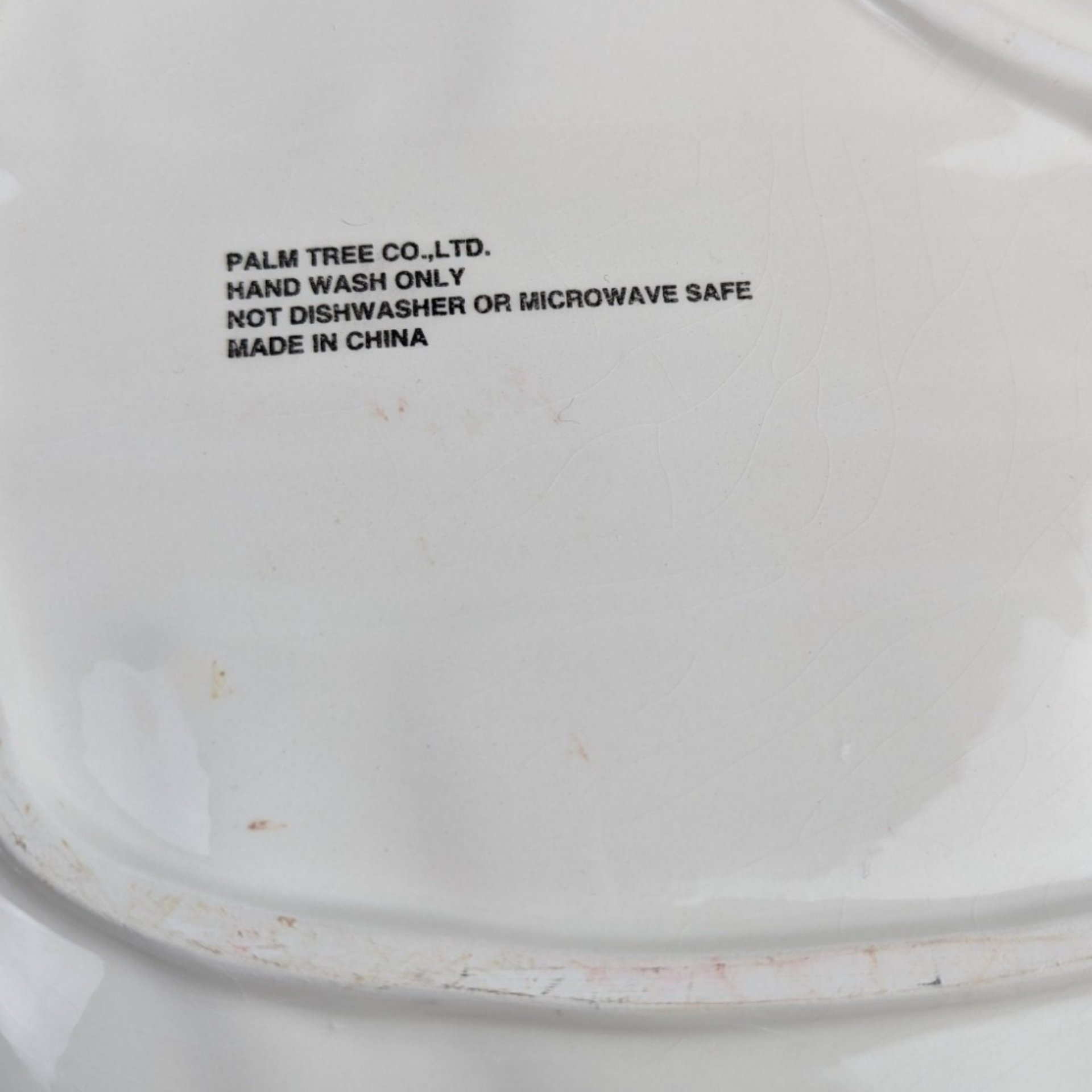 Vintage Halloween Black Cat Ceramic Serving Tray | Palm Tree | 9.5" x 10.5" | Spooky Decor | Party Platter | Excellent Condition