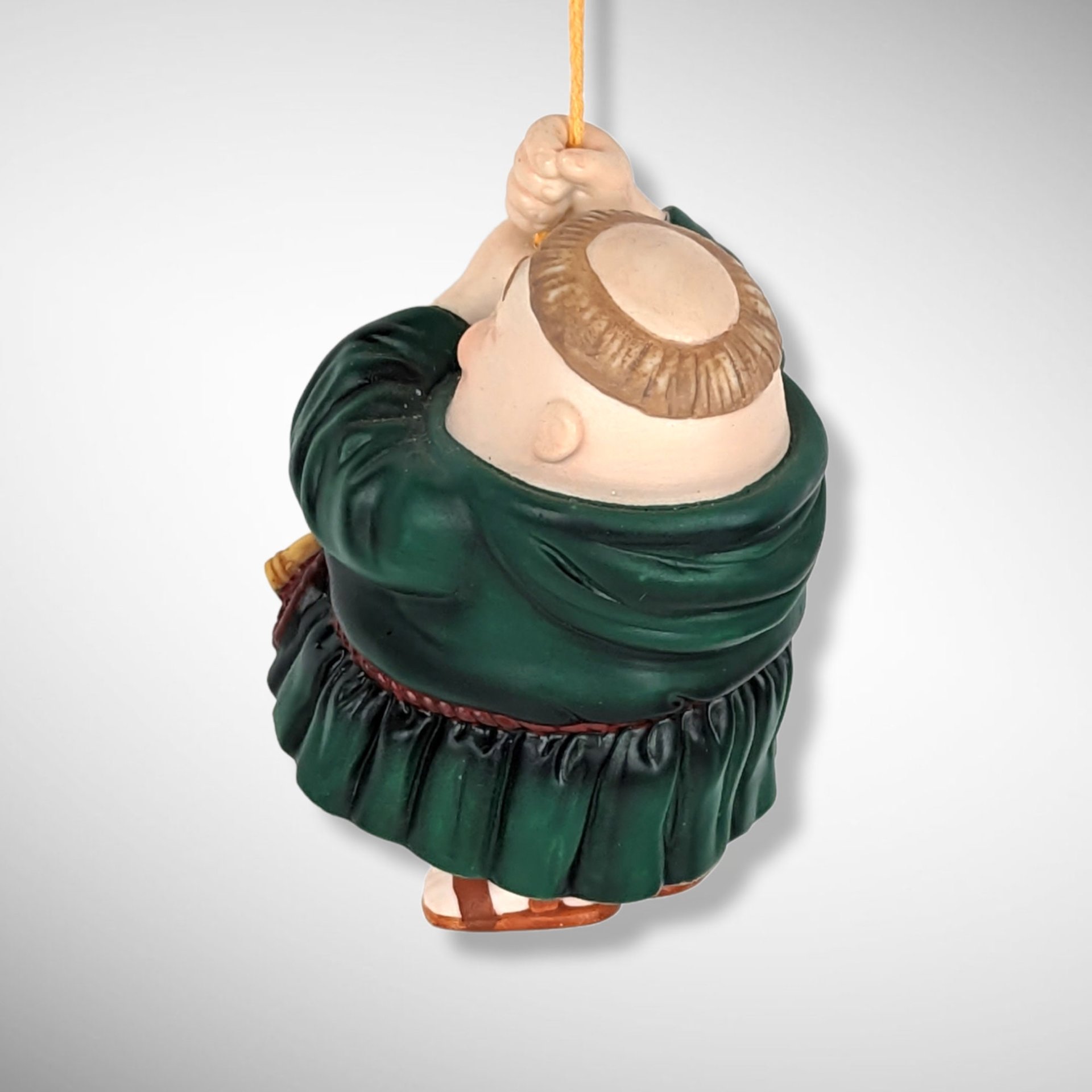 Dept. 56 Merrymakers Tolland the Toller Bell Ornament - Swinging Legs Ring the Bell!