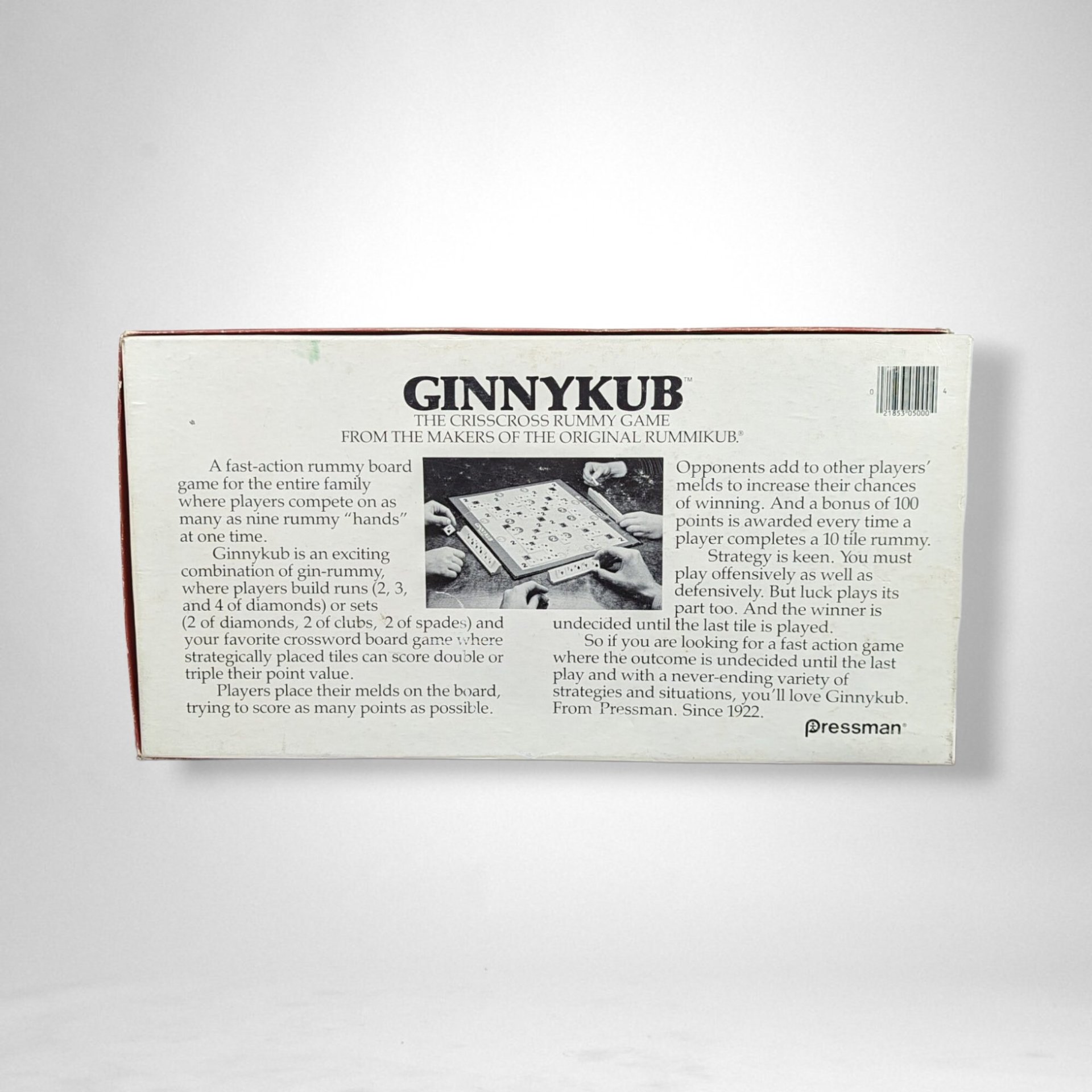 Vintage 1983 Ginnykub Crisscross Rummy Game - Complete