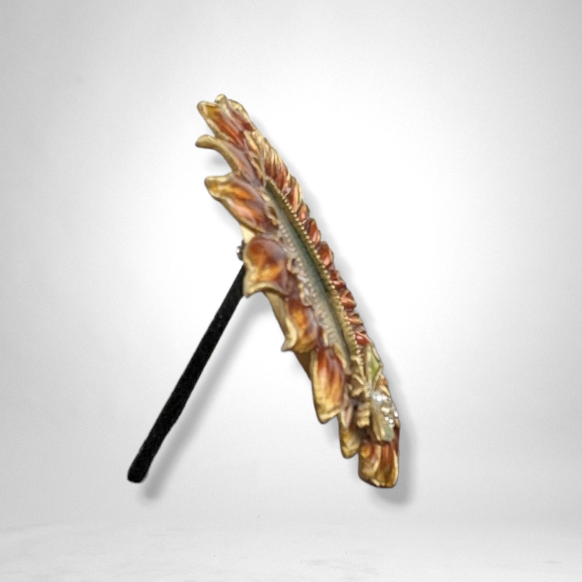 Ashleigh Manor Enamel Metal Flower and Bee Photo Frame