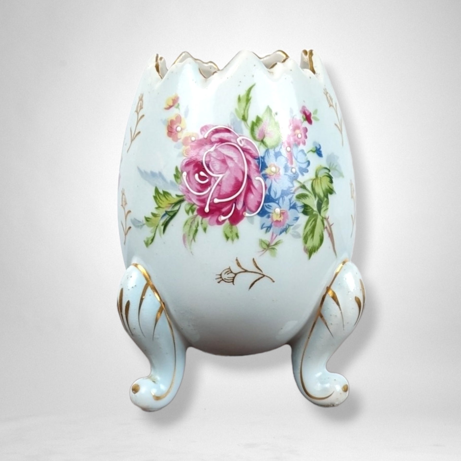 Vintage Napcoware Egg Vase/Bowl - Charming Collectible Decor