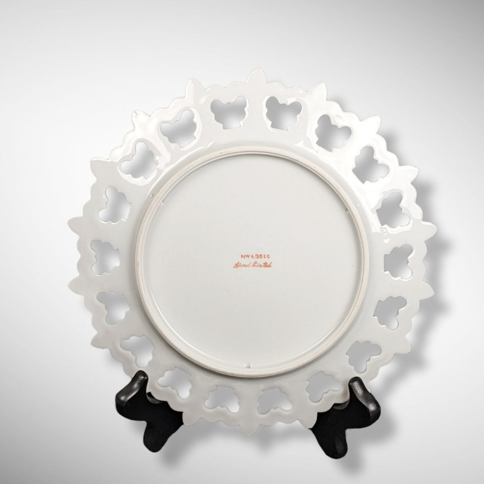 Hand Painted Vintage Plate 