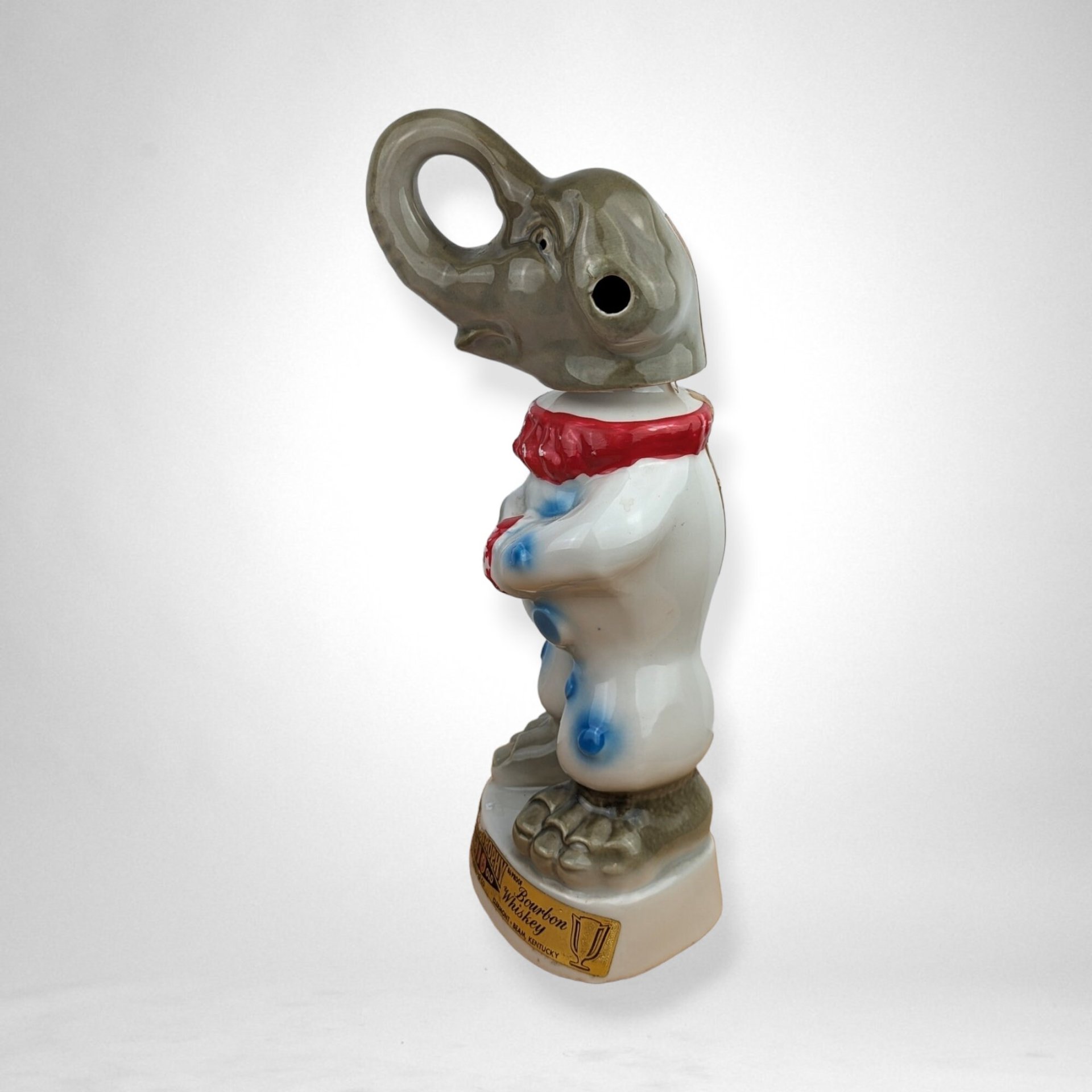 Empty 1968 Jim Beam Elephant Decanter