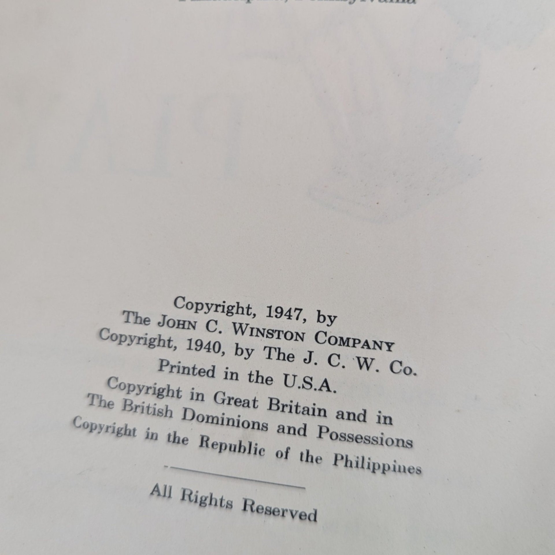 Vintage 1947 'At Play Easy Growth in Reading' Children's Book 