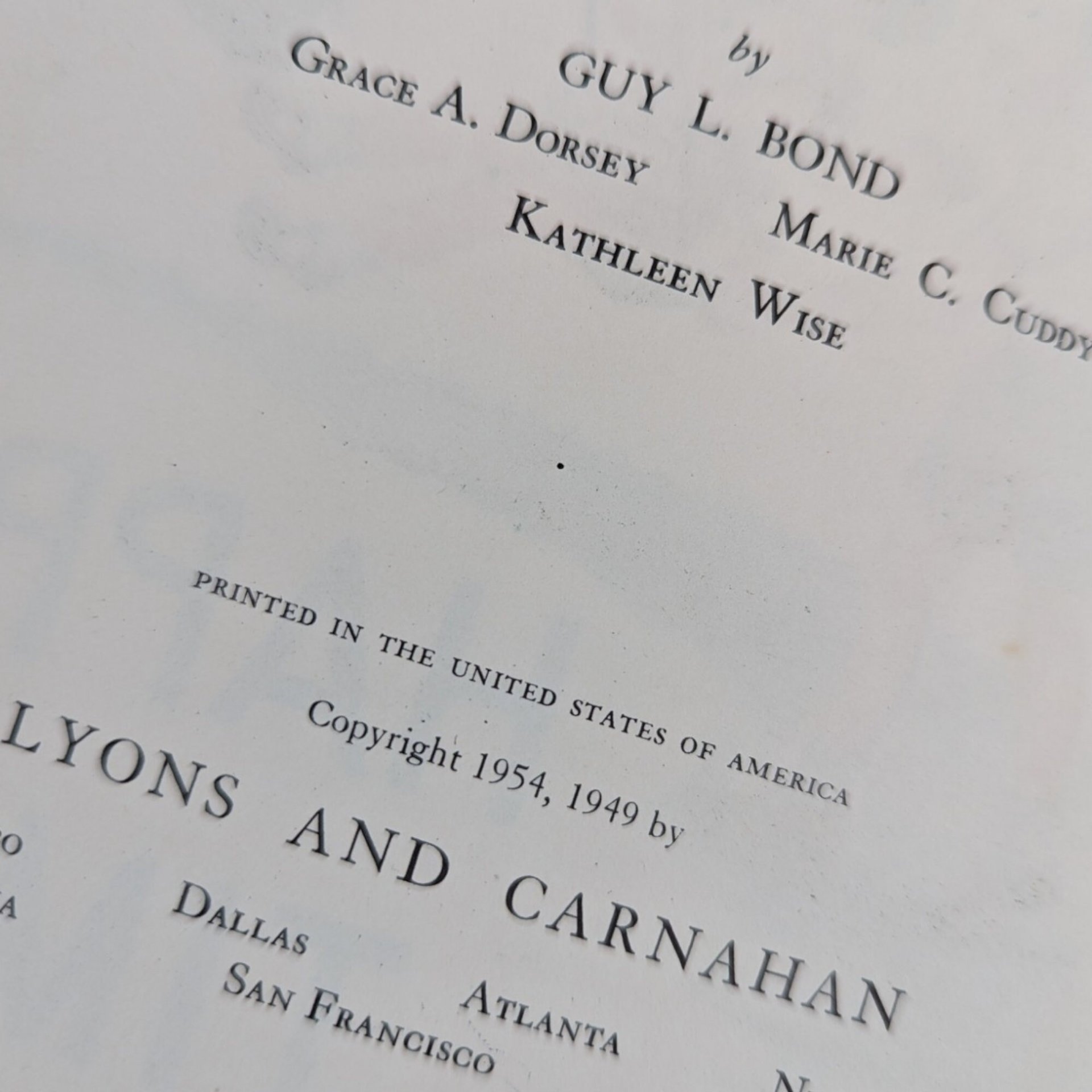 Vintage 1954 'Happy Times School Reader' Children's Book