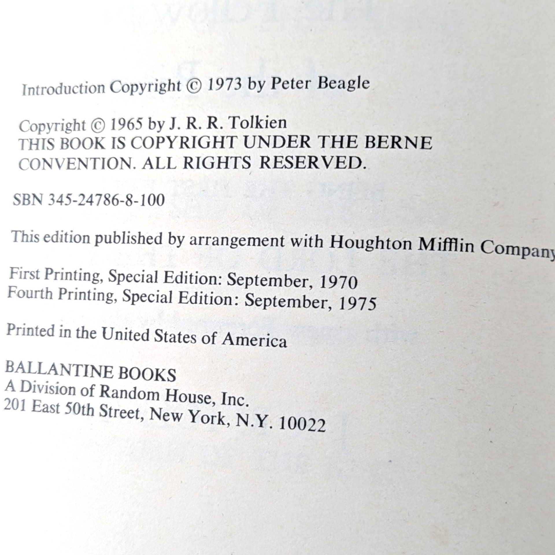 1975 The Lord of the Rings Trilogy