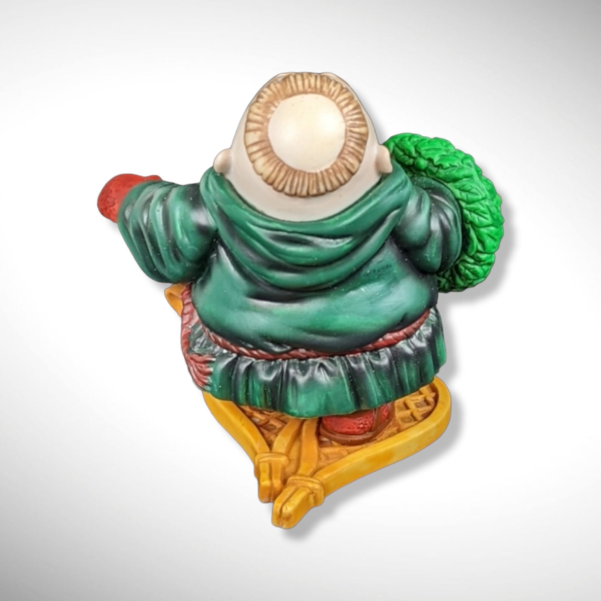 1990s Dept. 56 Merrymaker: Whimsical 'Sigmund the Snowshoer' Figurine – Vintage Holiday Collectible