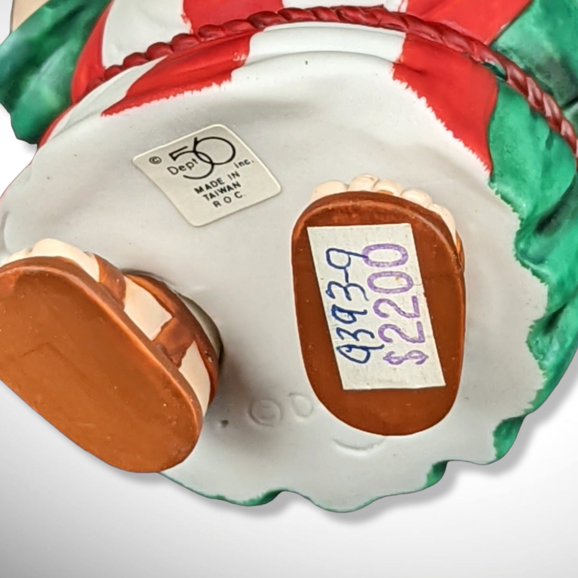 1990s Dept. 56 Merrymaker Peter the Peppermint Maker" Figurine