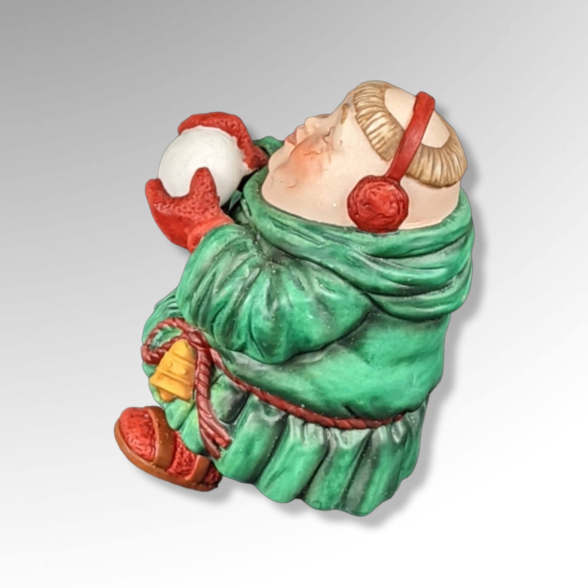 1990s Dept. 56 Merrymaker "Siegfried Snowball" Figurine