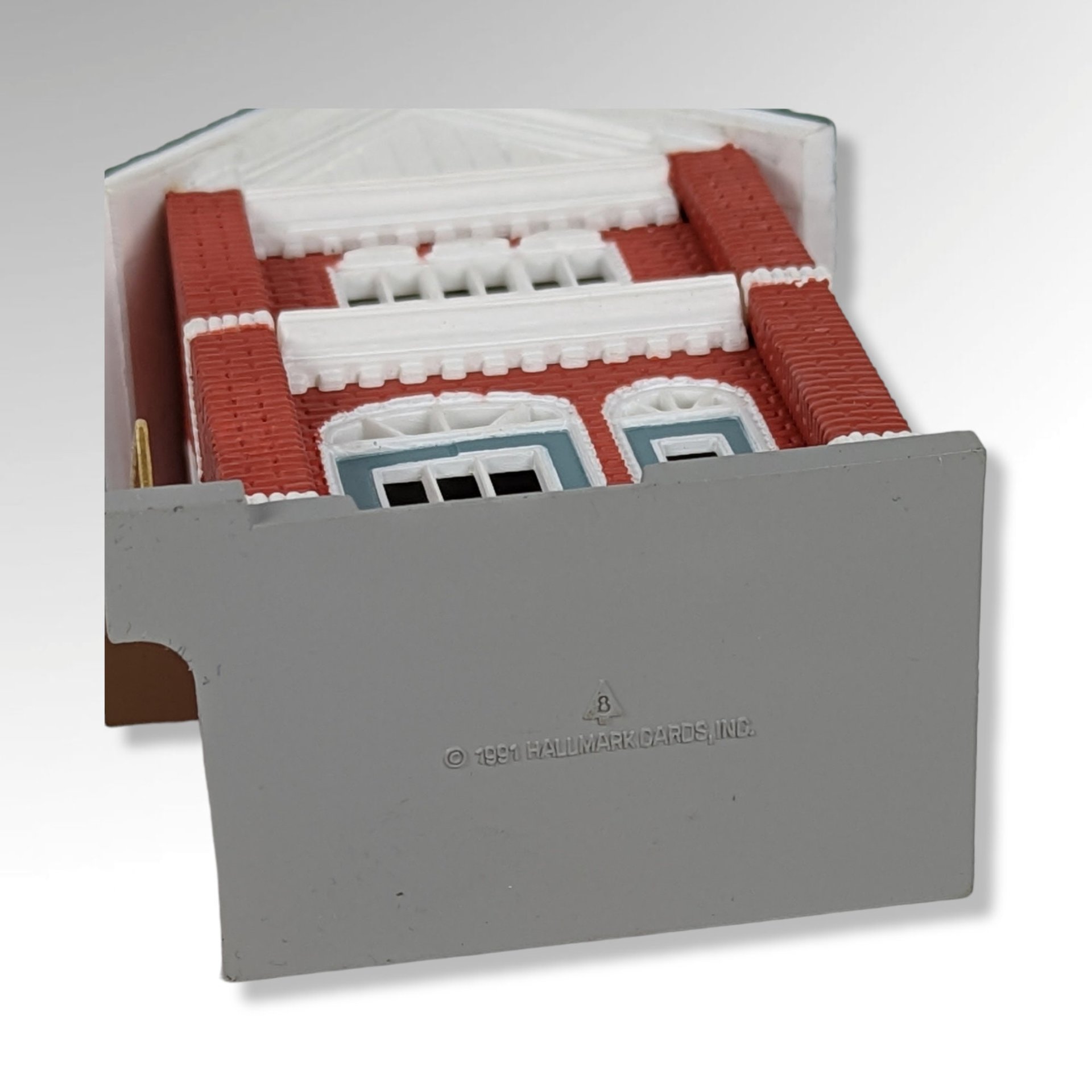 1991 Hallmark Keepsake "Fire Station" Ornament